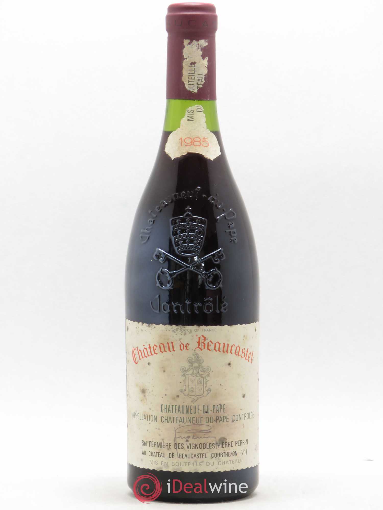 Châteauneuf-du-Pape Château de Beaucastel Famille Perrin 1985 - Lot de 1 bouteille - 0
