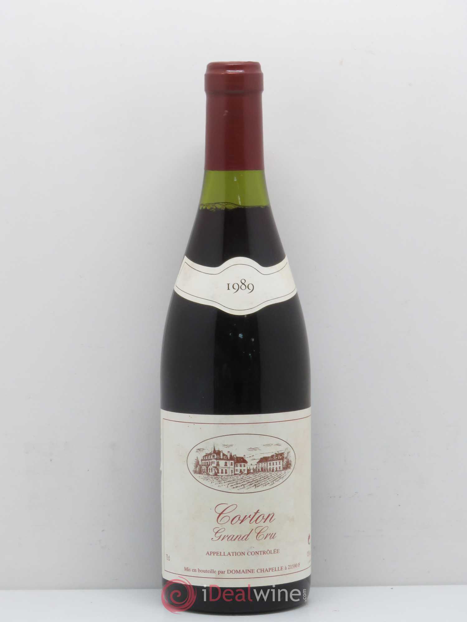 Corton Grand Cru Domaine Chapelle 1989 - Posten von 1 Flasche - 0