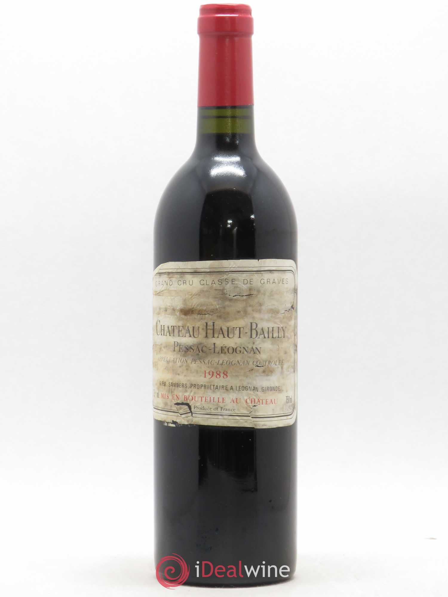 Château Haut-Bailly Cru Classé de Graves 1988 - Lot de 1 bouteille - 0
