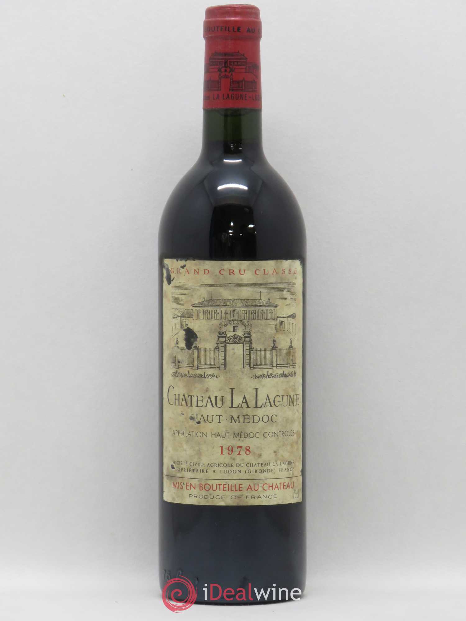 Château la Lagune 3ème Grand Cru Classé 1978 - Lot de 1 bouteille - 0