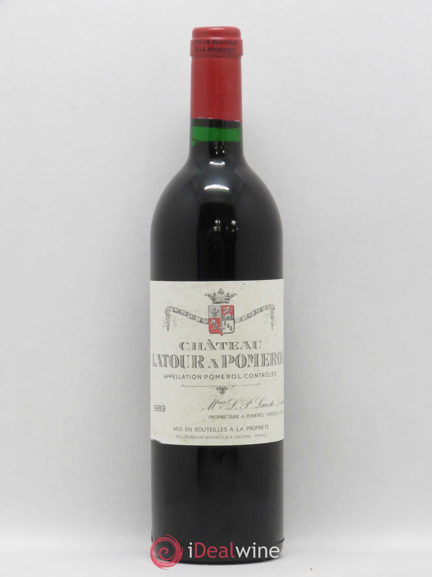 Château Latour à Pomerol 1989 - Lot de 1 bouteille - 0