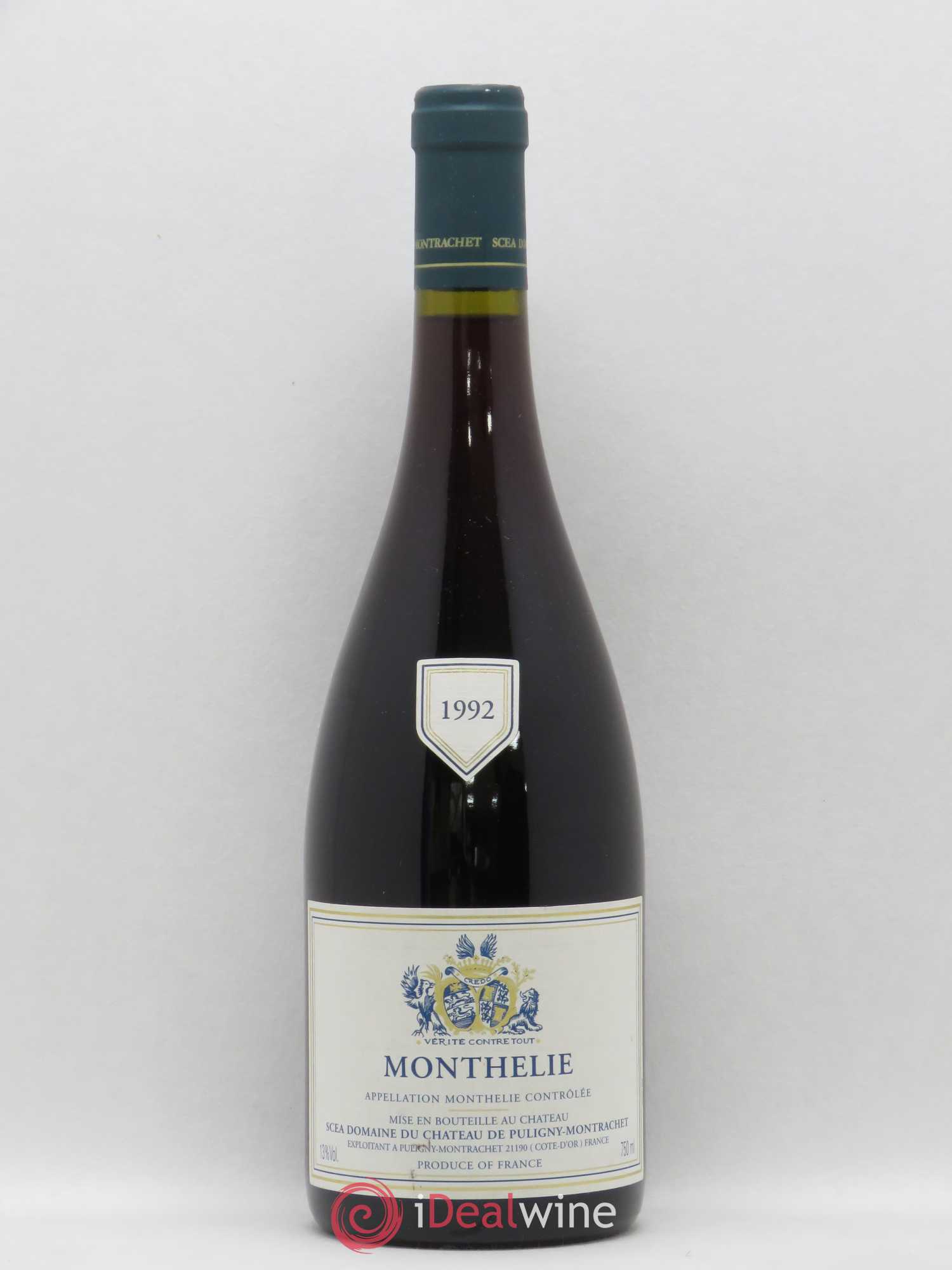 Monthélie Château de Puligny-Montrachet 1992 - Posten von 1 Flasche - 0