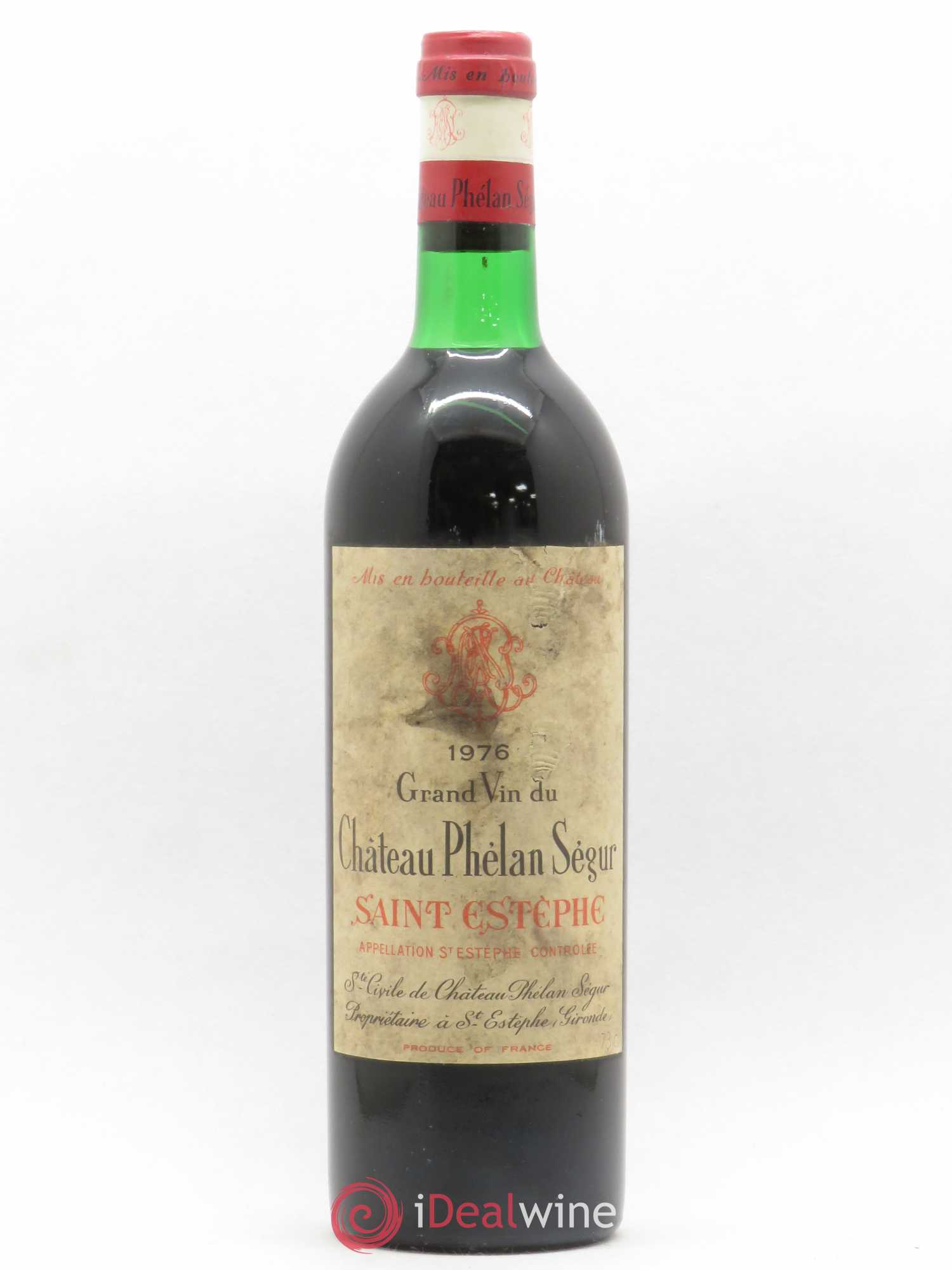 Château Phélan Ségur 1976 - Lot de 1 bouteille - 0