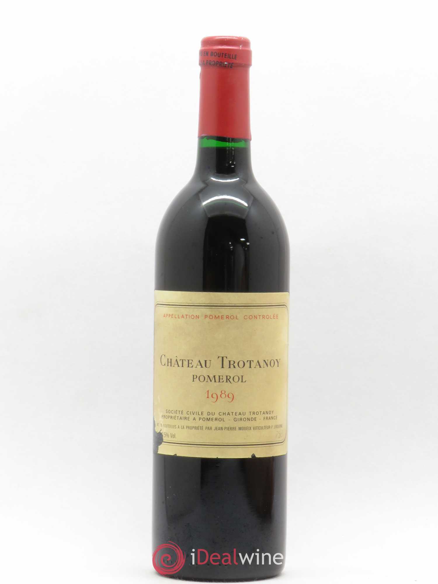 Château Trotanoy 1989 - Lot de 1 bouteille - 0