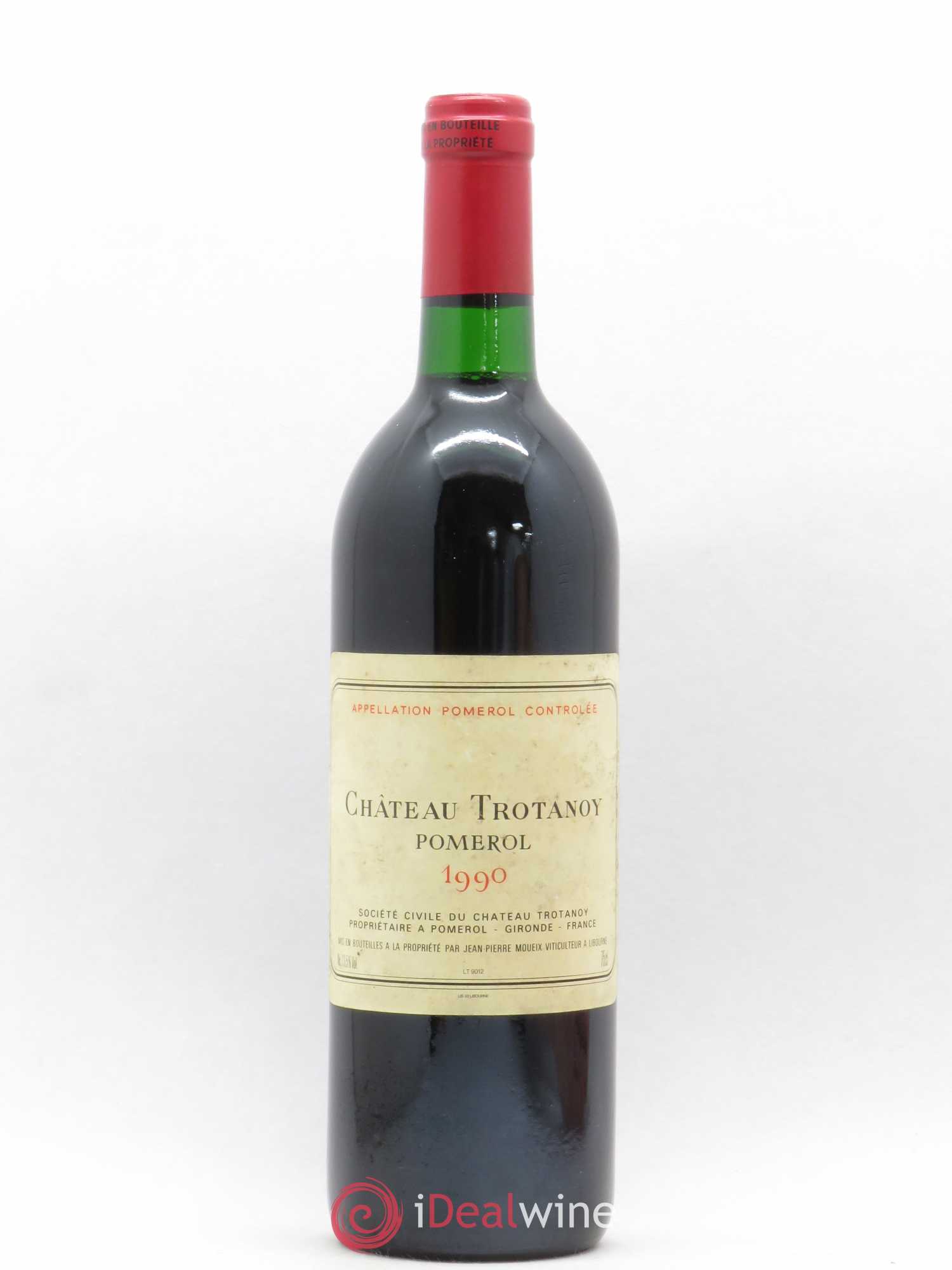 Château Trotanoy 1990 - Lot de 1 bouteille - 0