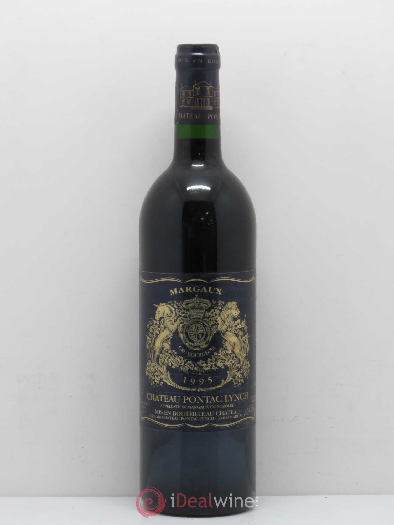 Château Pontac Lynch Cru Bourgeois Margaux 1995 - Lot de 1 bouteille - 0