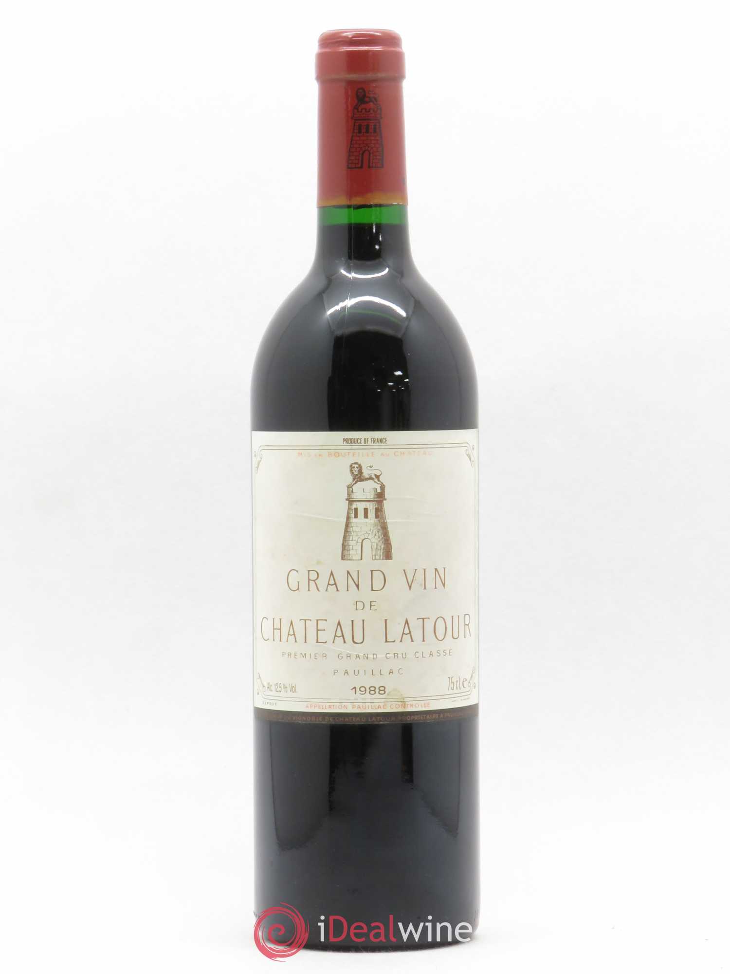 Château Latour 1er Grand Cru Classé 1988 - Lot de 1 bouteille - 0