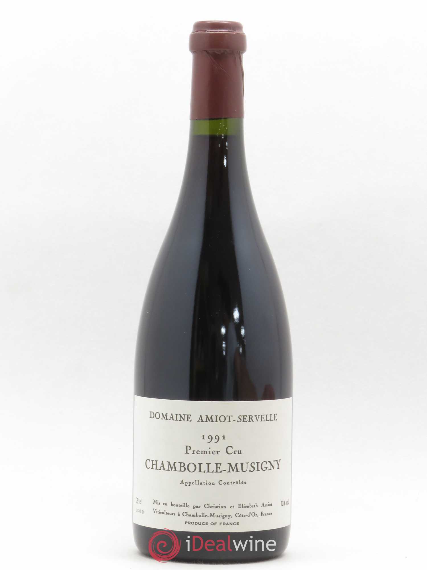 Chambolle-Musigny 1er Cru 1991 - Lot de 1 bouteille - 0