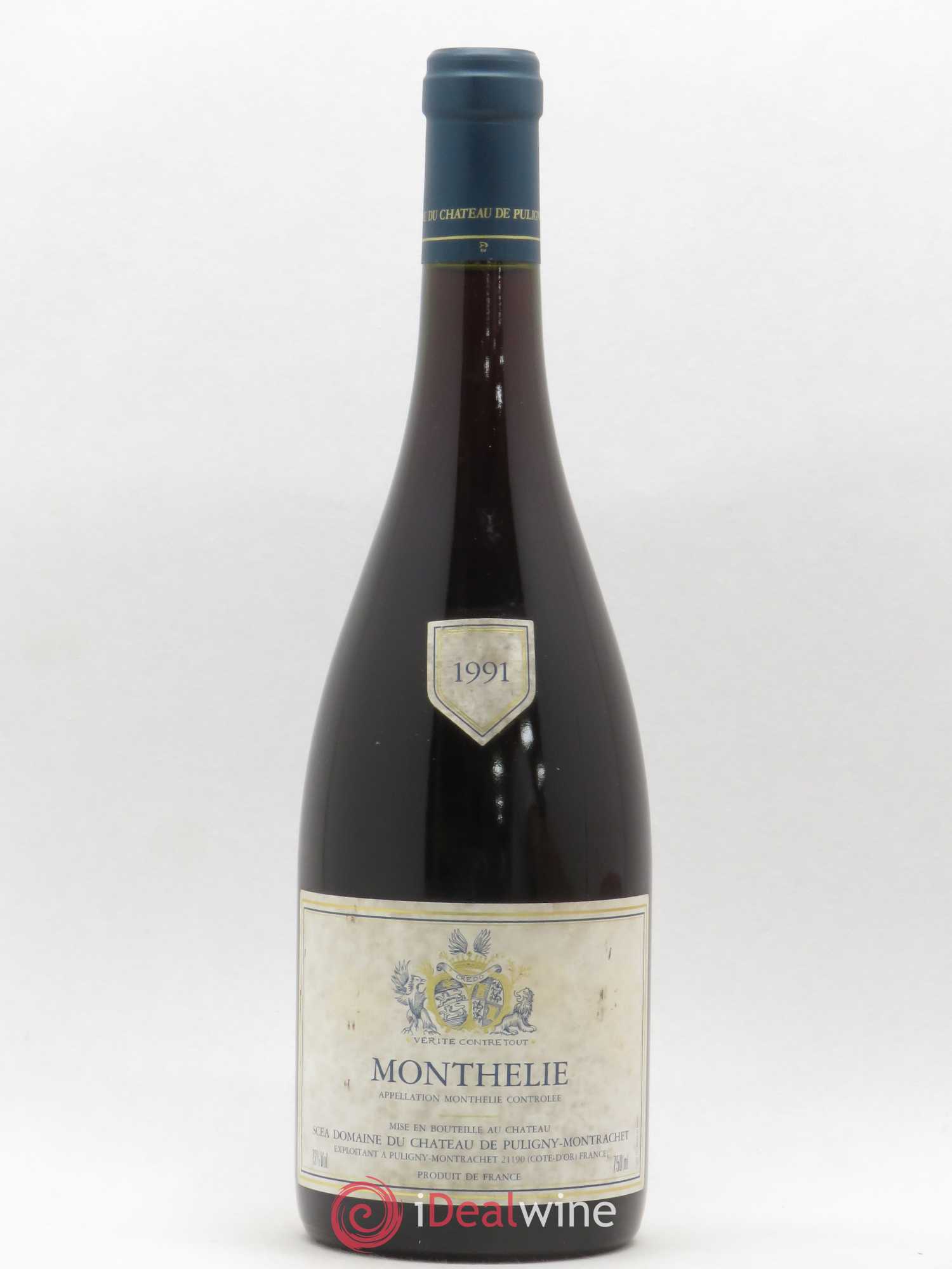Monthélie Château de Puligny Montrachet 1991 - Lot de 1 bouteille - 0