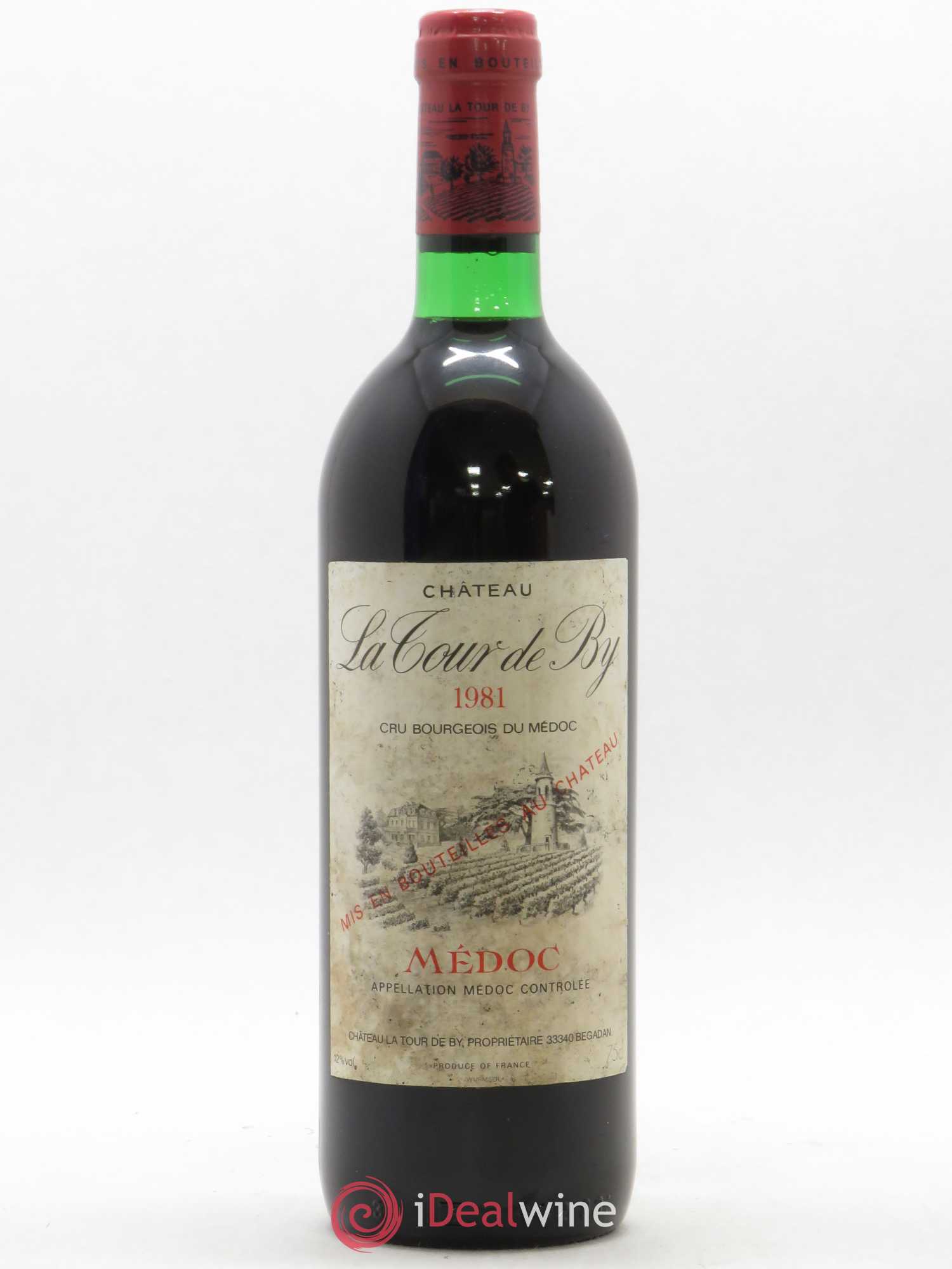 Château La Tour de By Cru Bourgeois 1981 - Lot de 1 bouteille - 0