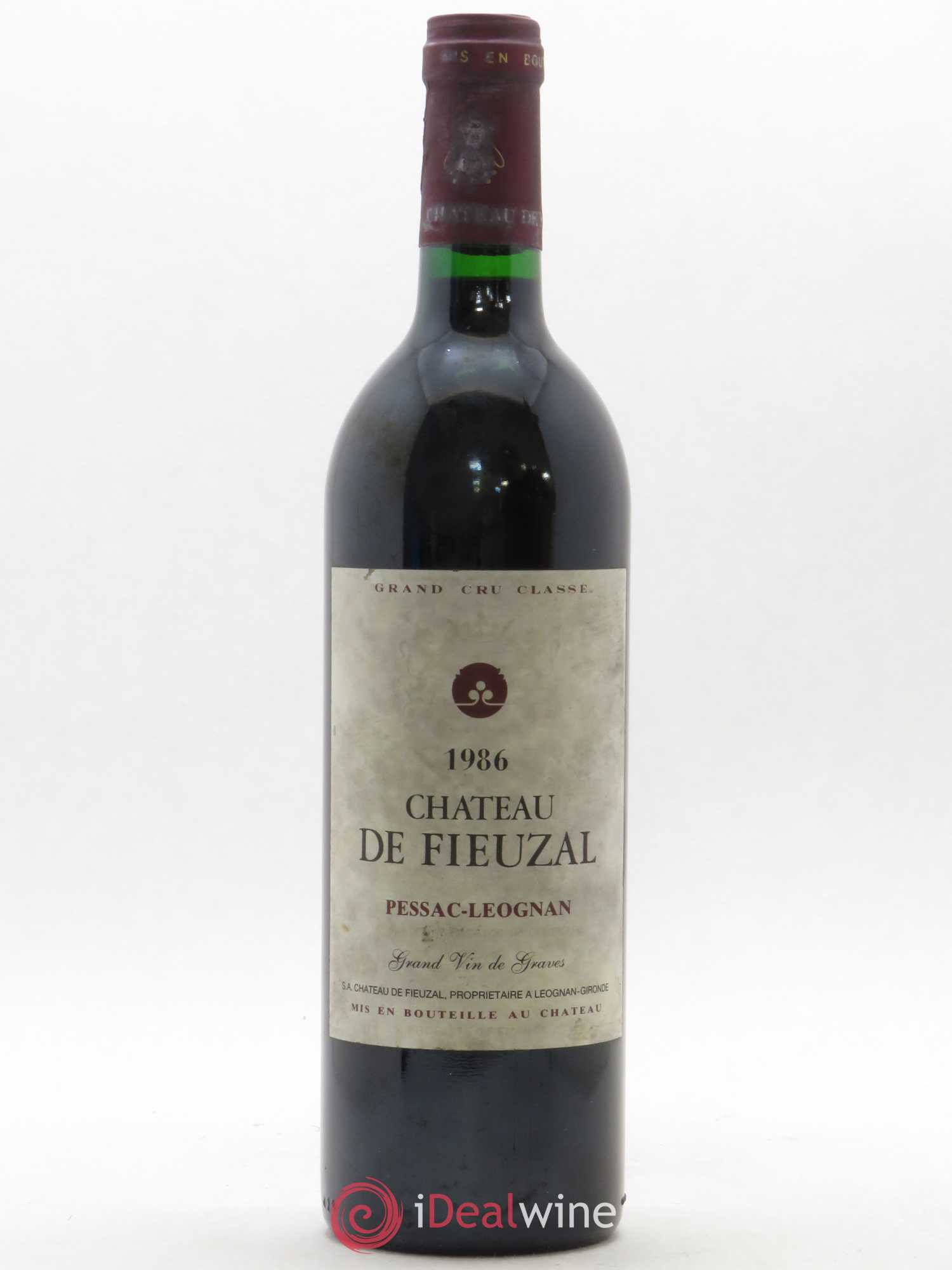 Château de Fieuzal Cru Classé de Graves 1986 - Lot de 1 bouteille - 0