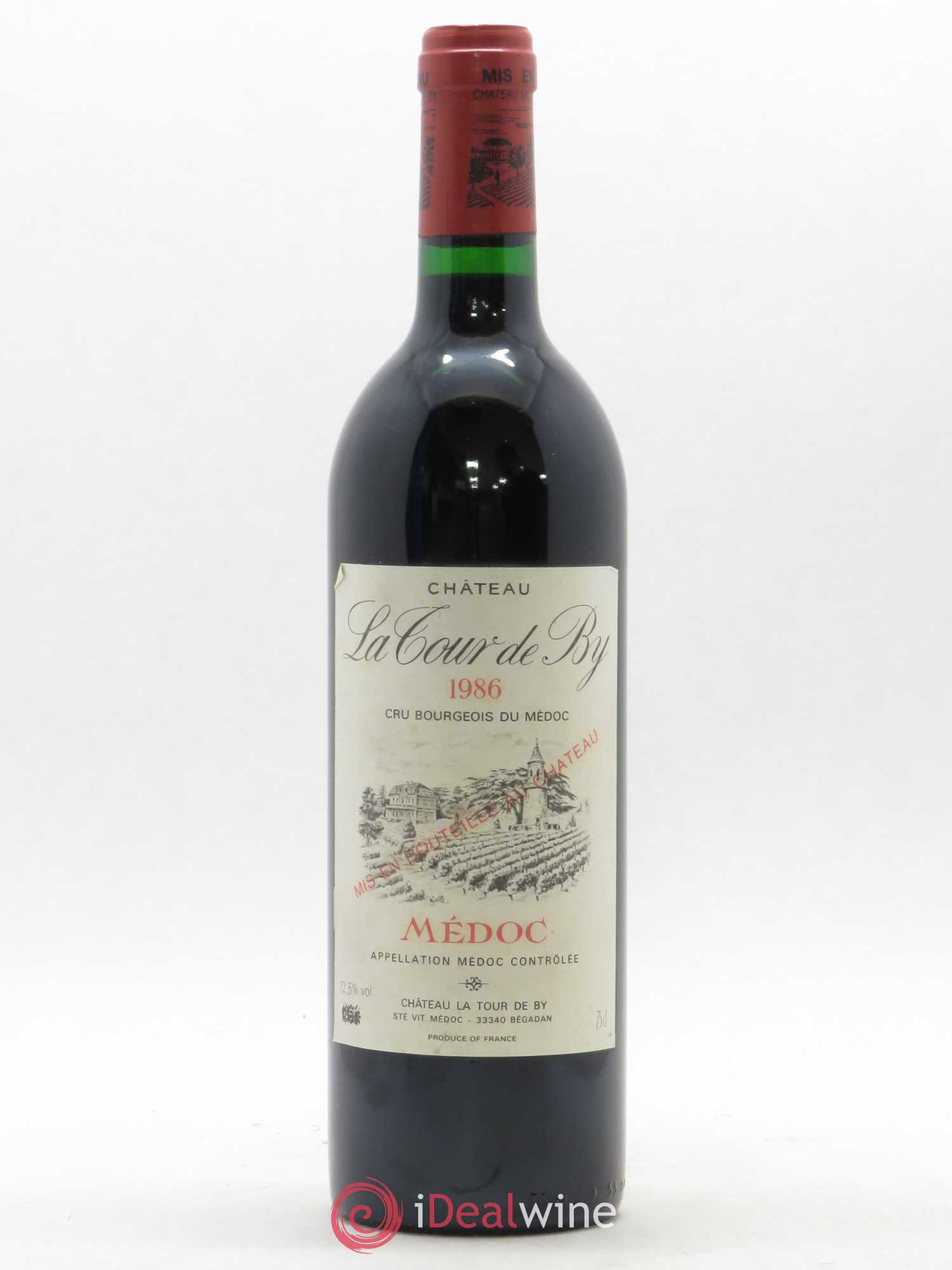 Château La Tour de By Cru Bourgeois 1986 - Lot de 1 bouteille - 0
