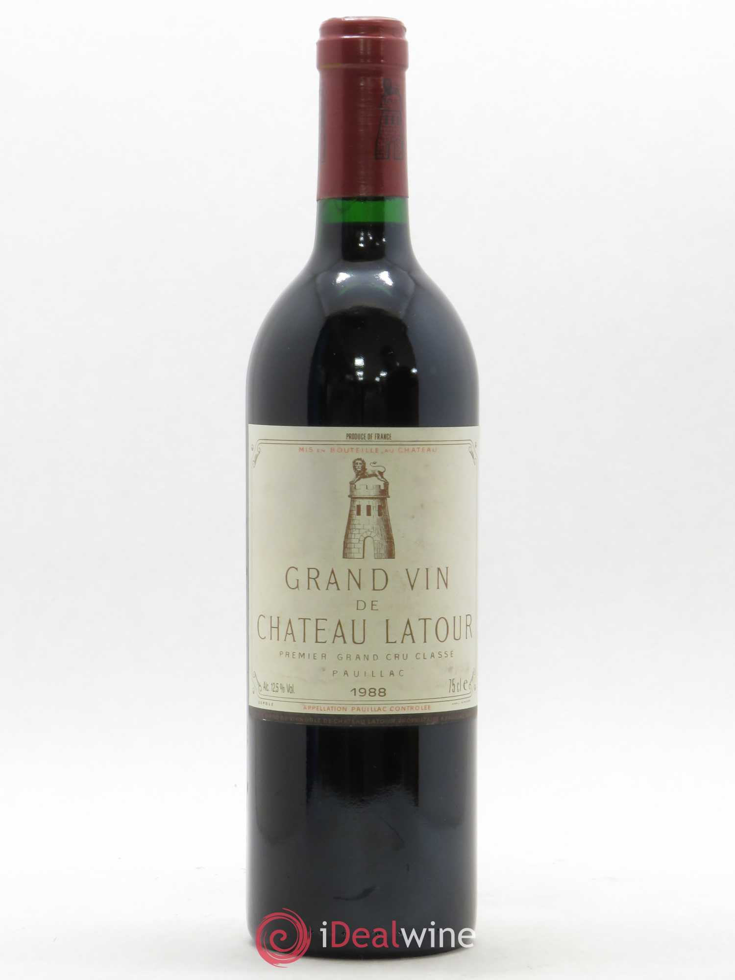 Château Latour 1er Grand Cru Classé 1988 - Lot de 1 bouteille - 0