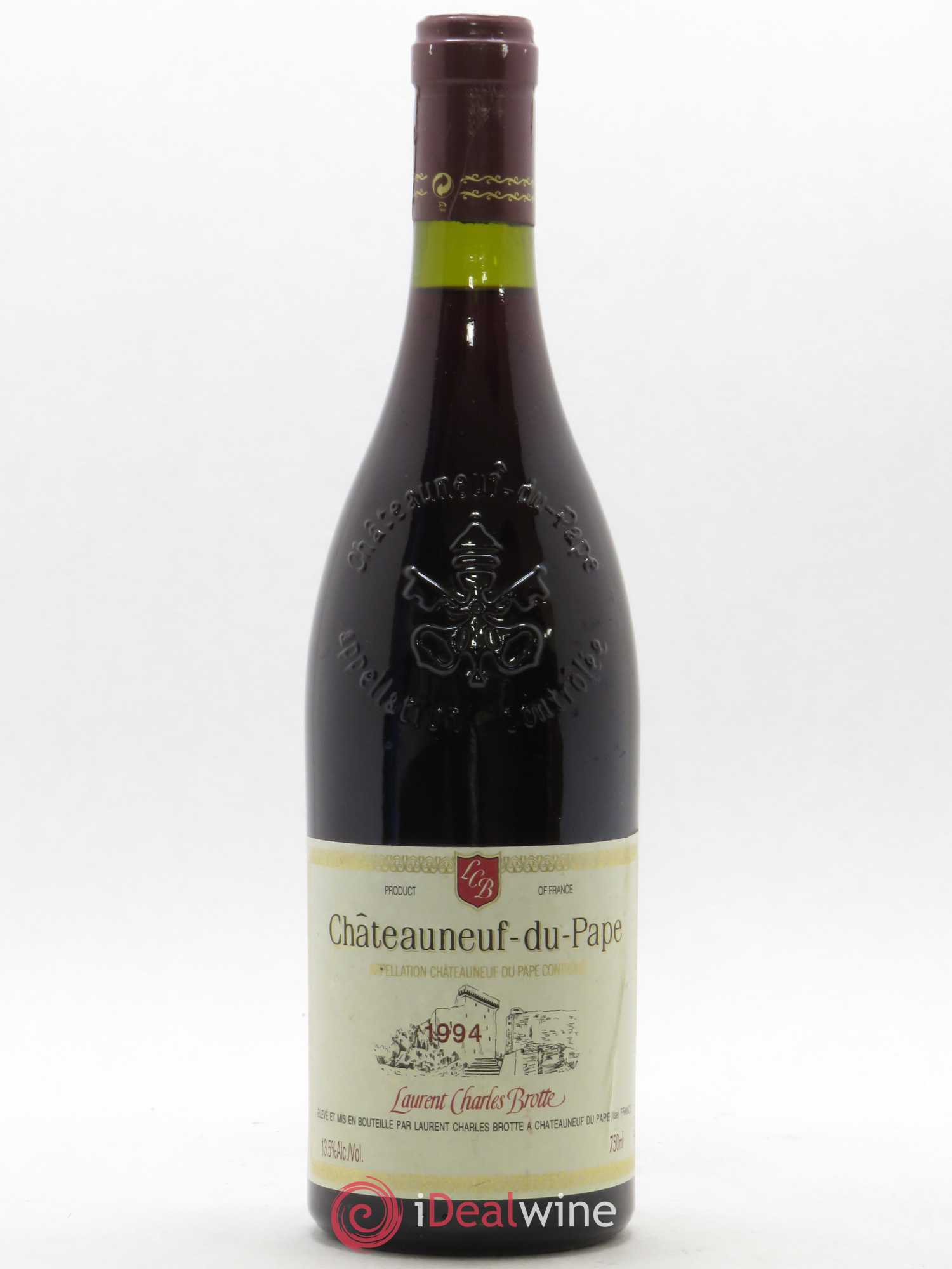 Châteauneuf-du-Pape Laurent Charles Brotte 1994 - Posten von 1 Flasche - 0