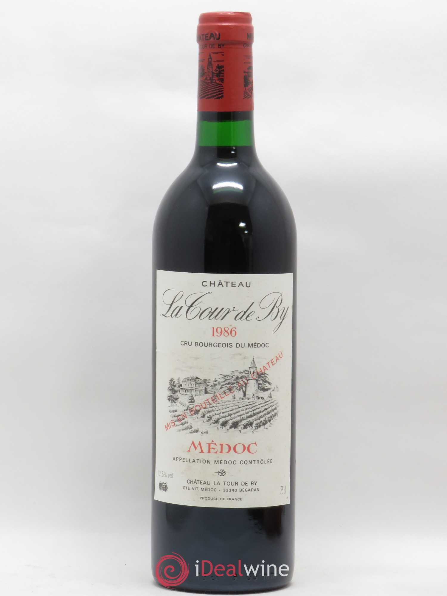 Château La Tour de By Cru Bourgeois 1986 - Lot de 1 bouteille - 0