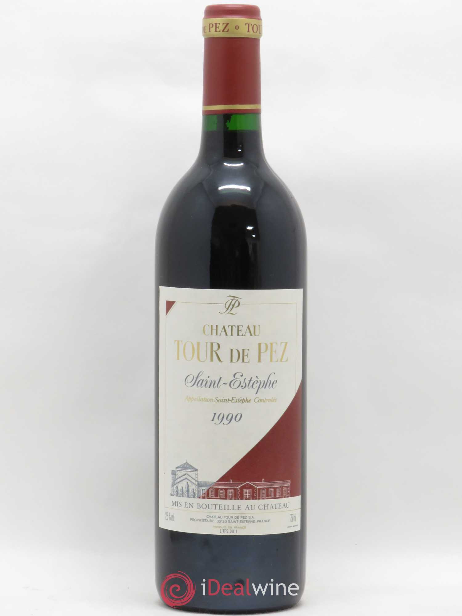 Château Tour de Pez Cru Bourgeois 1990 - Lot de 1 bouteille - 0