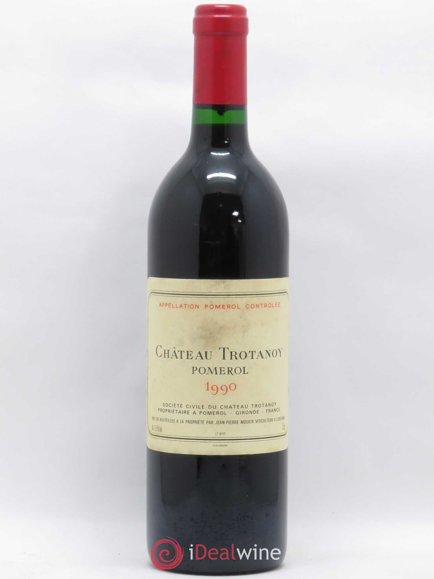 Château Trotanoy 1990 - Lot de 1 bouteille - 0