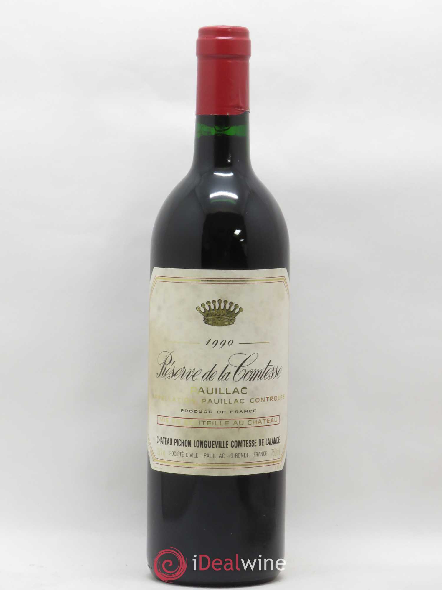 Réserve de la Comtesse Second Vin 1990 - Lot de 1 bouteille - 0
