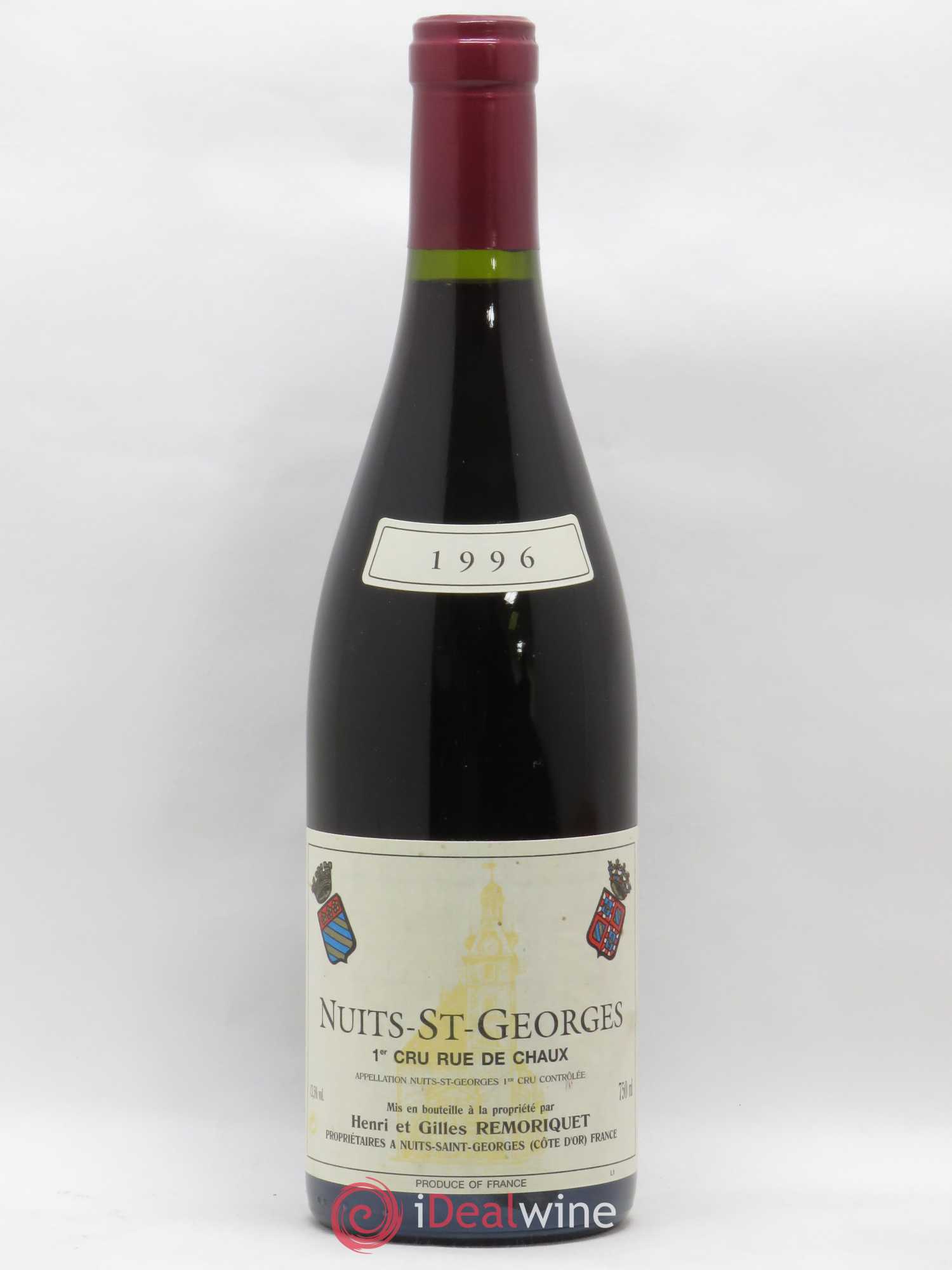 Nuits-Saint-Georges 1er Cru Rue de Chaux Gilles Remoriquet 1996 - Lot de 1 bouteille - 0