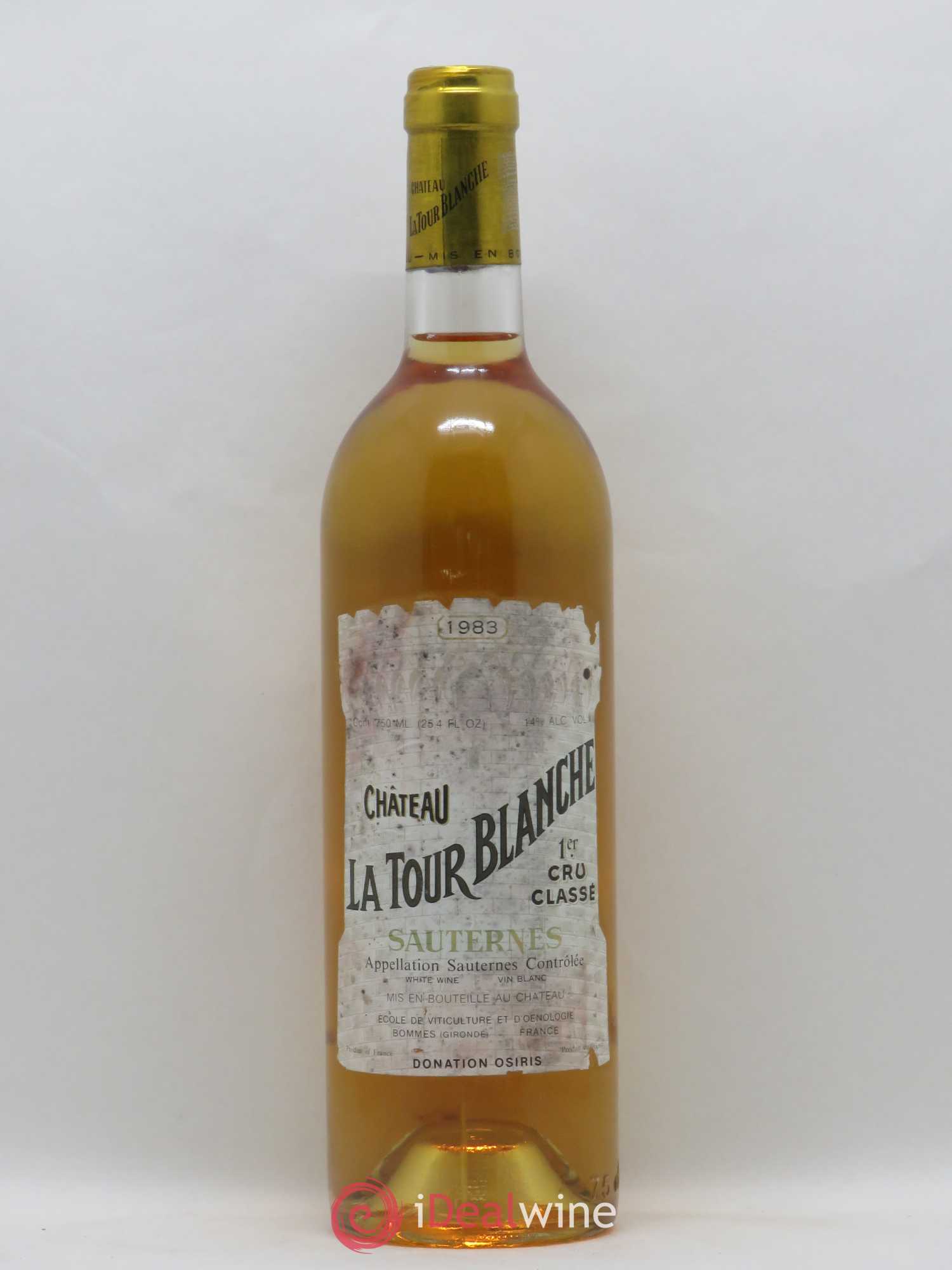 Château la Tour Blanche 1er Grand Cru Classé 1983 - Lotto di 1 bottiglia - 0