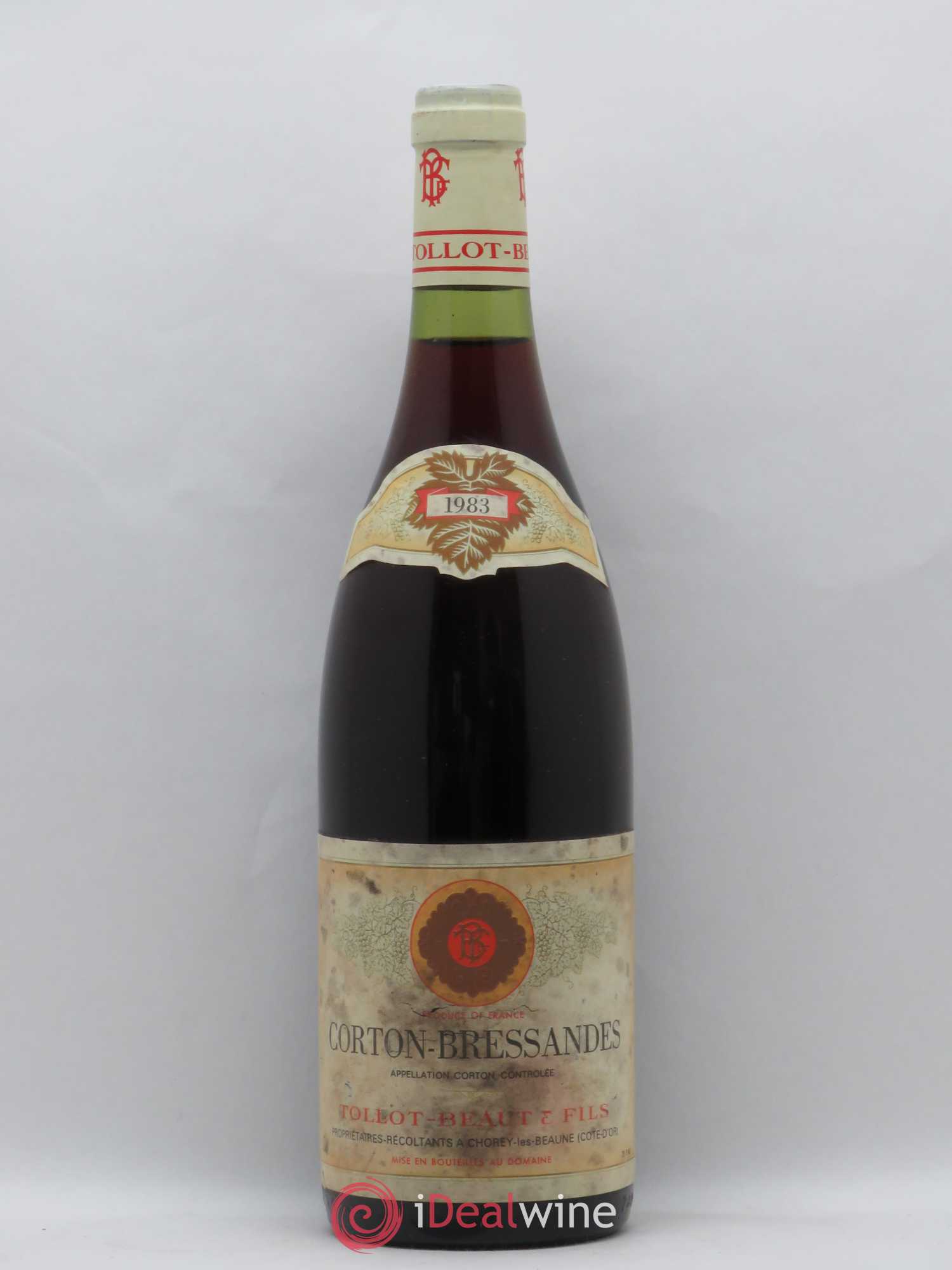 Corton-Bressandes Grand Cru Tollot Beaut (Domaine) 1983 - Lot de 1 bouteille - 0