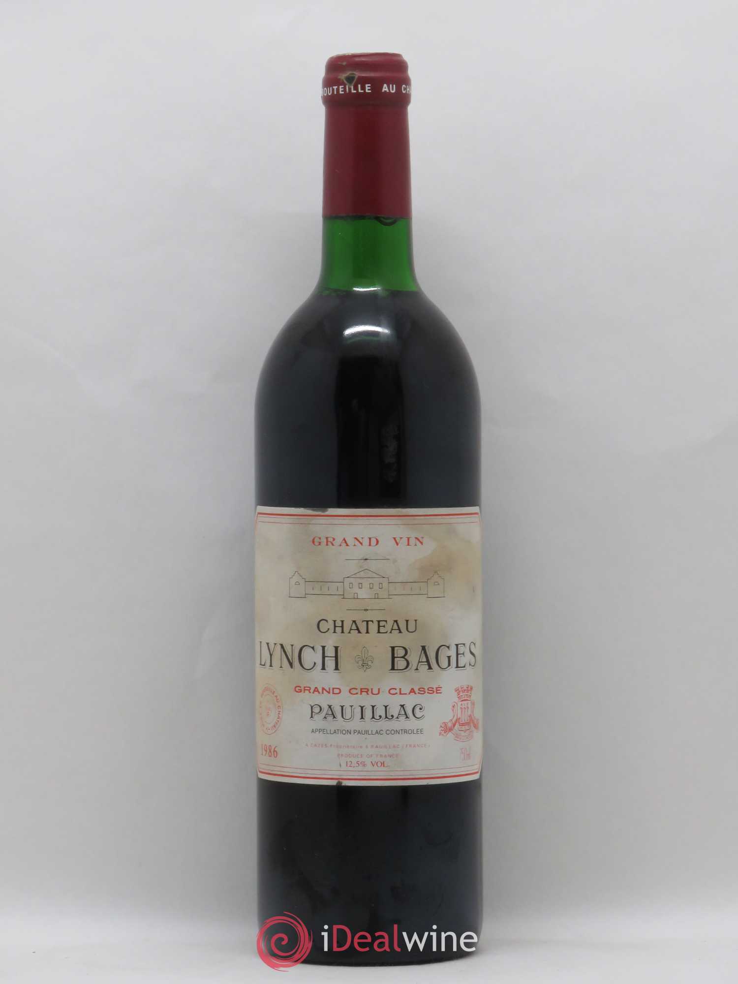 Château Lynch Bages 5ème Grand Cru Classé 1986 - Lot de 1 bouteille - 0