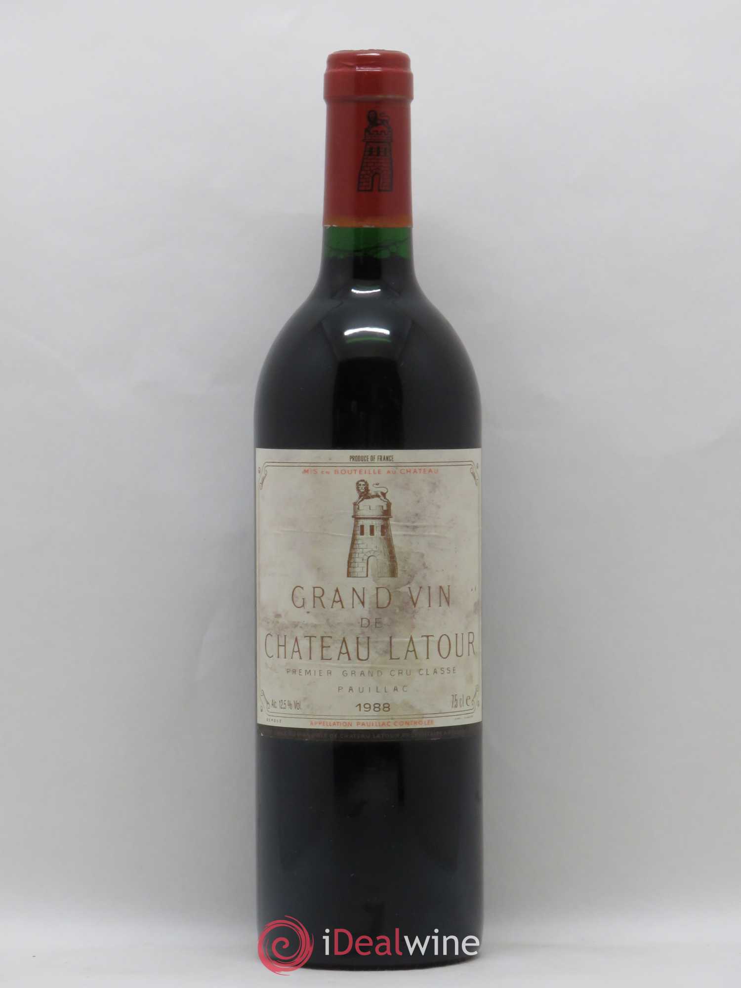 Château Latour 1er Grand Cru Classé 1988 - Lot de 1 bouteille - 0
