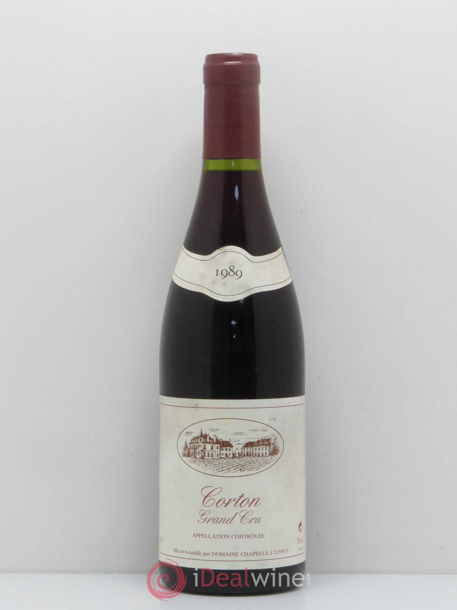 Corton Grand Cru Domaine Chapelle 1989 - Posten von 1 Flasche - 0