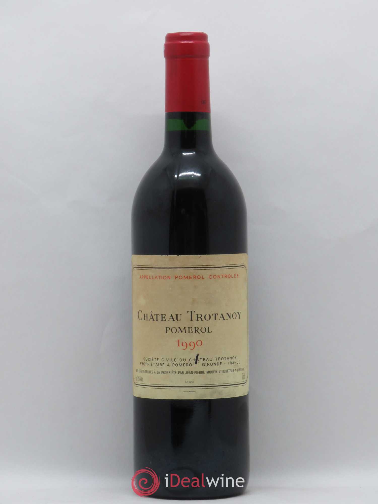 Château Trotanoy 1990 - Lot de 1 bouteille - 0