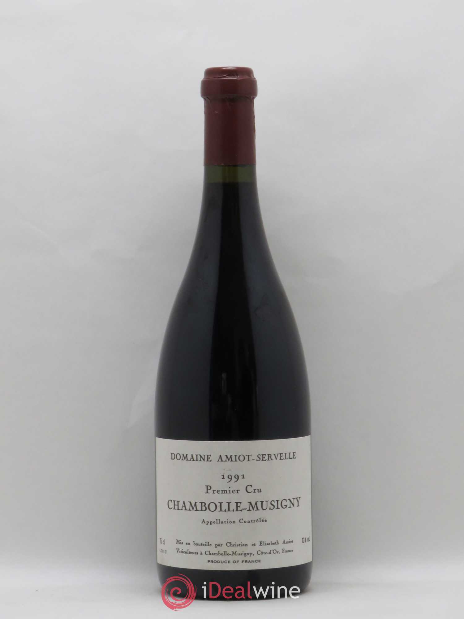 Chambolle-Musigny 1er Cru Amiot-Servelle 1991 - Lot de 1 bouteille - 0