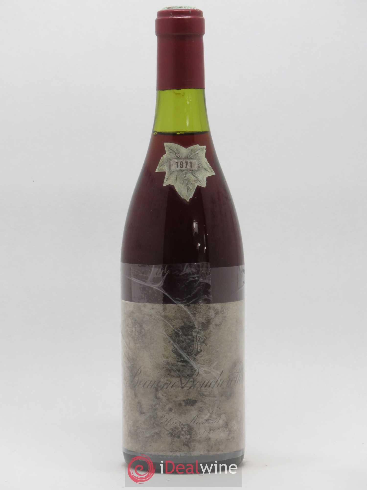 Beaune Boucherottes Domaine Pothier Rieusset 1971 - Posten von 1 Flasche - 0