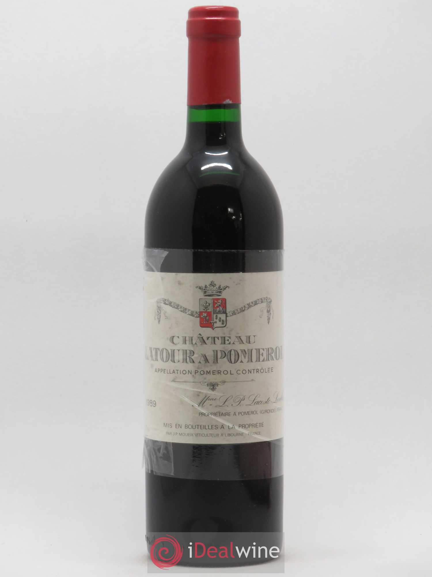 Château Latour à Pomerol 1989 - Lot de 1 bouteille - 0