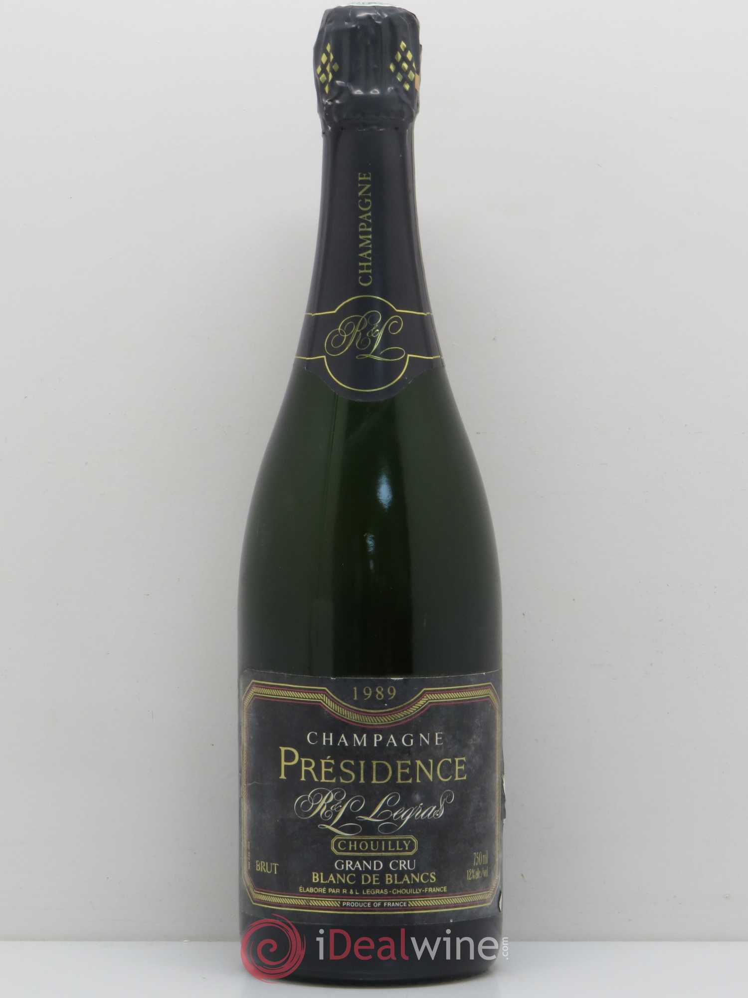 Champagne R&L Legras Présidence Blanc de Blancs 1989 - Posten von 1 Flasche - 0