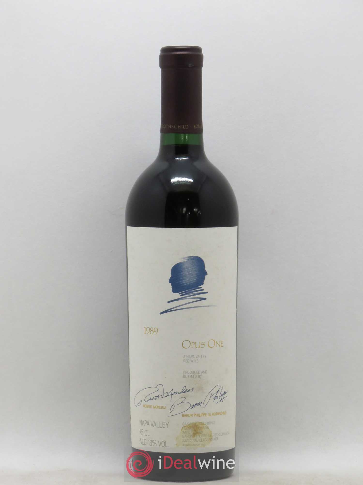 Napa Valley Opus One Robert Mondavi 1989 - Lot de 1 bouteille - 0