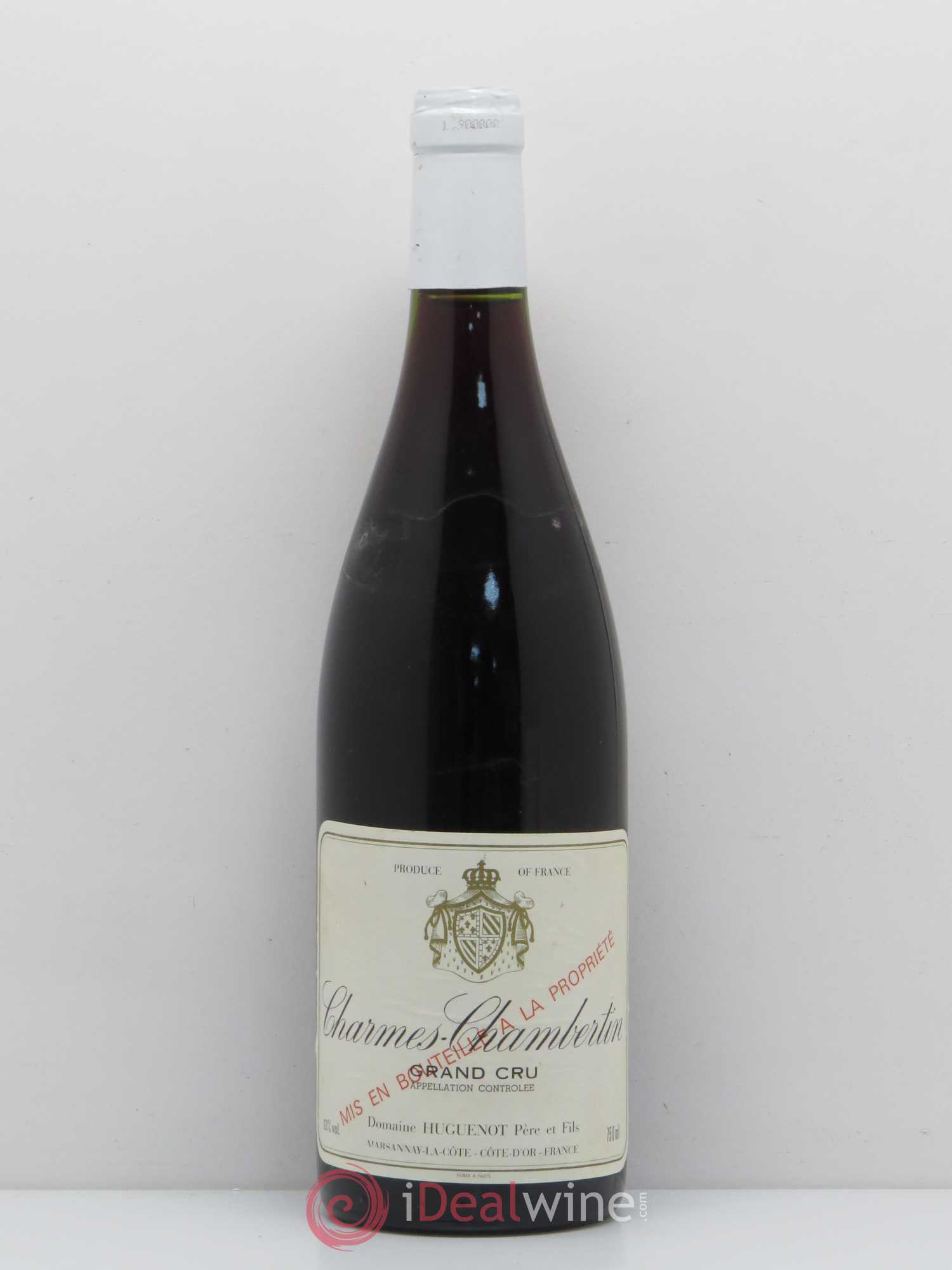 Charmes-Chambertin Grand Cru Domaine Huguenot Père et Fils 1990 - Posten von 1 Flasche - 0