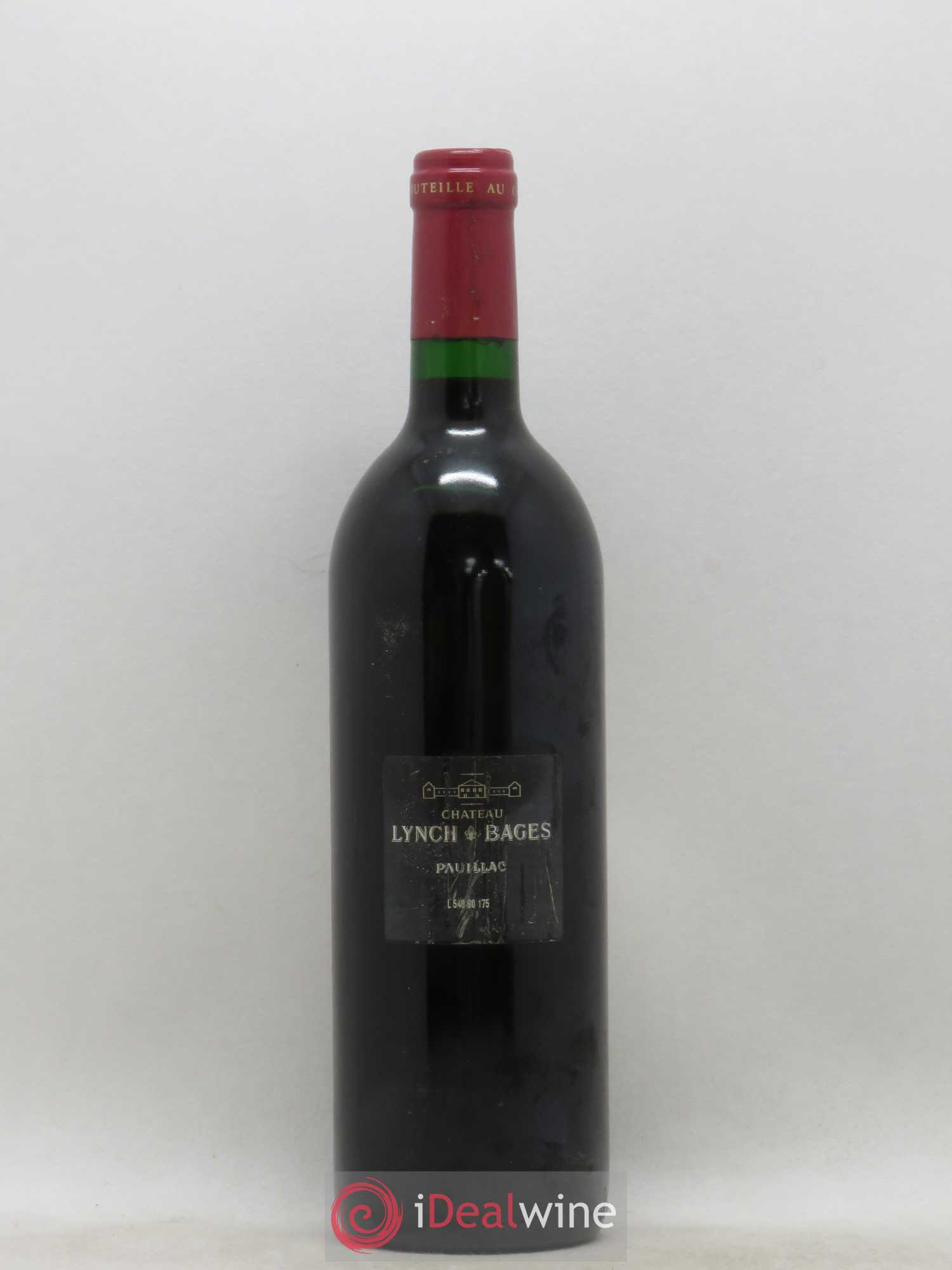 Château Lynch Bages 5ème Grand Cru Classé 1990 - Lot de 1 bouteille - 1