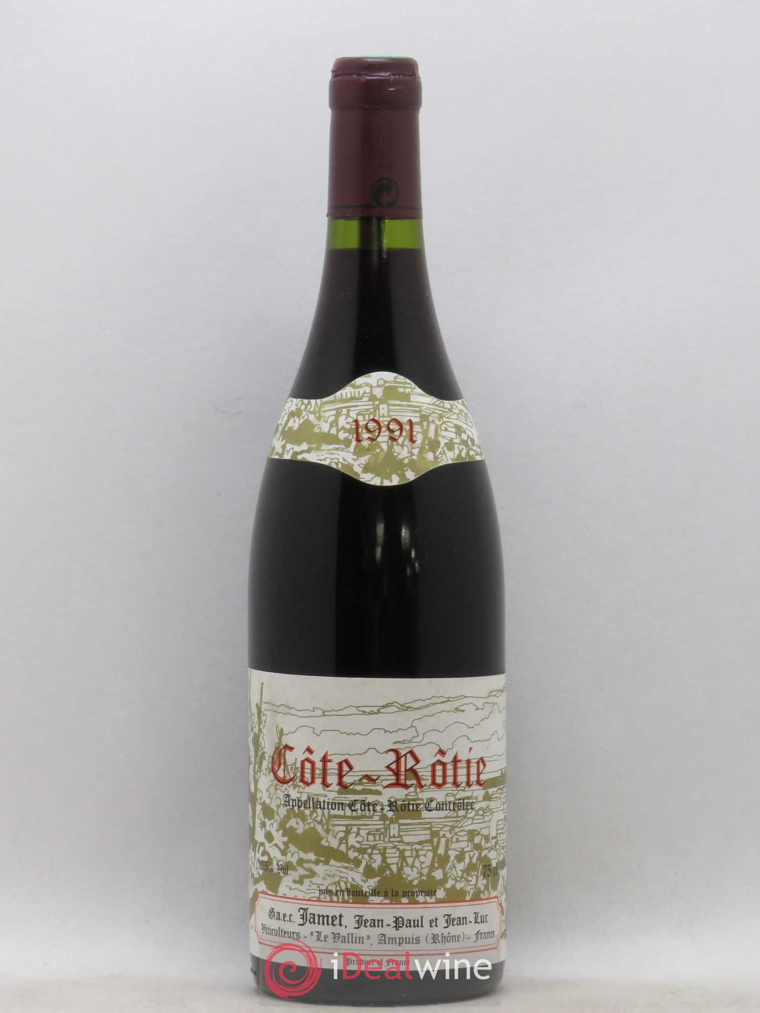 Côte-Rôtie Jamet (Domaine) 1991 - Lot de 1 bouteille - 0