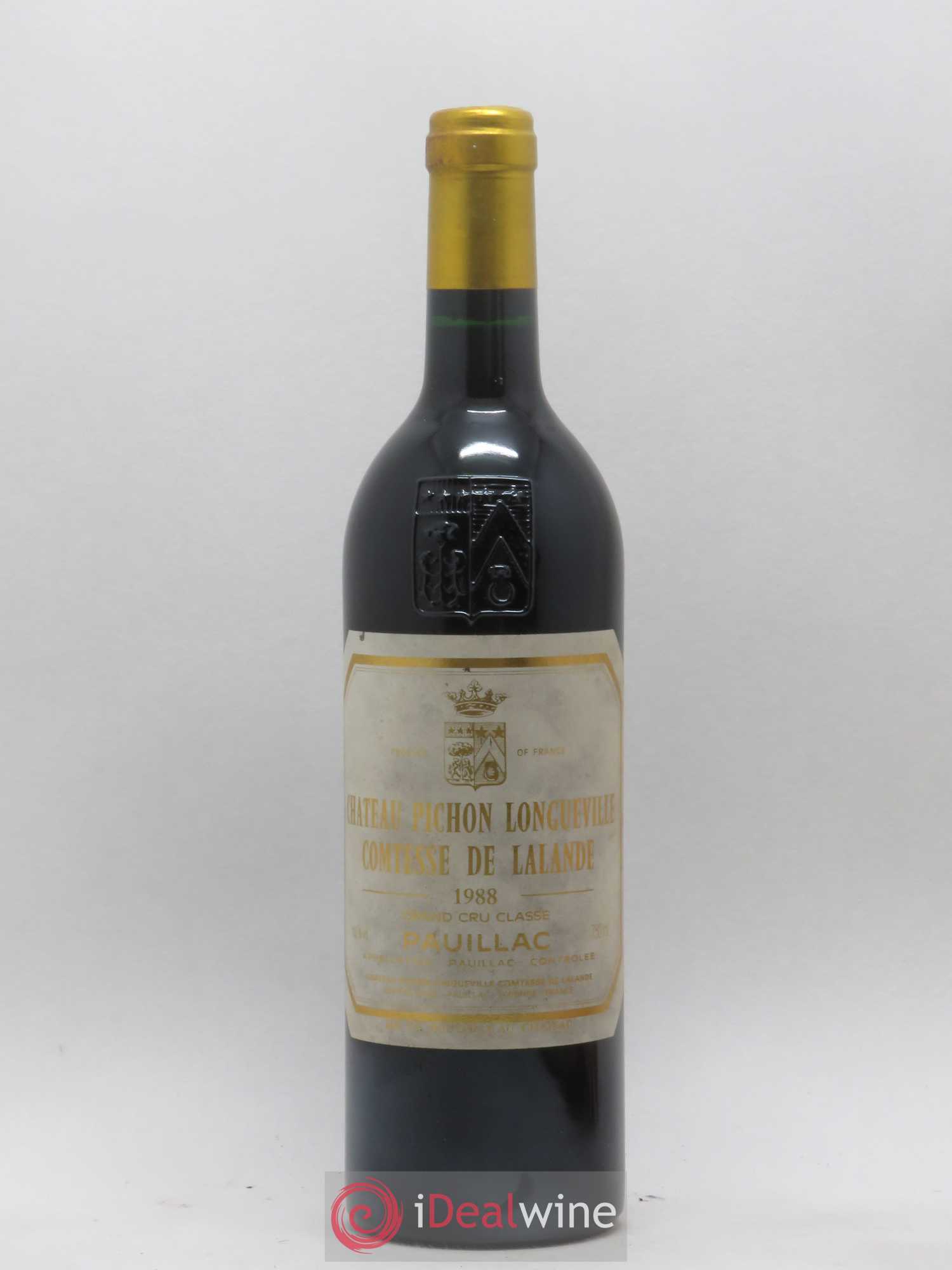Château Pichon Longueville Comtesse de Lalande 2ème Grand Cru Classé 1988 - Lot de 1 bouteille - 0