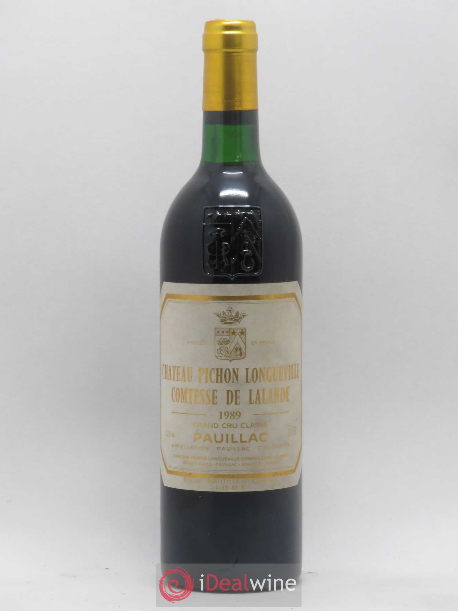 Château Pichon Longueville Comtesse de Lalande 2ème Grand Cru Classé 1989 - Lot de 1 bouteille - 0