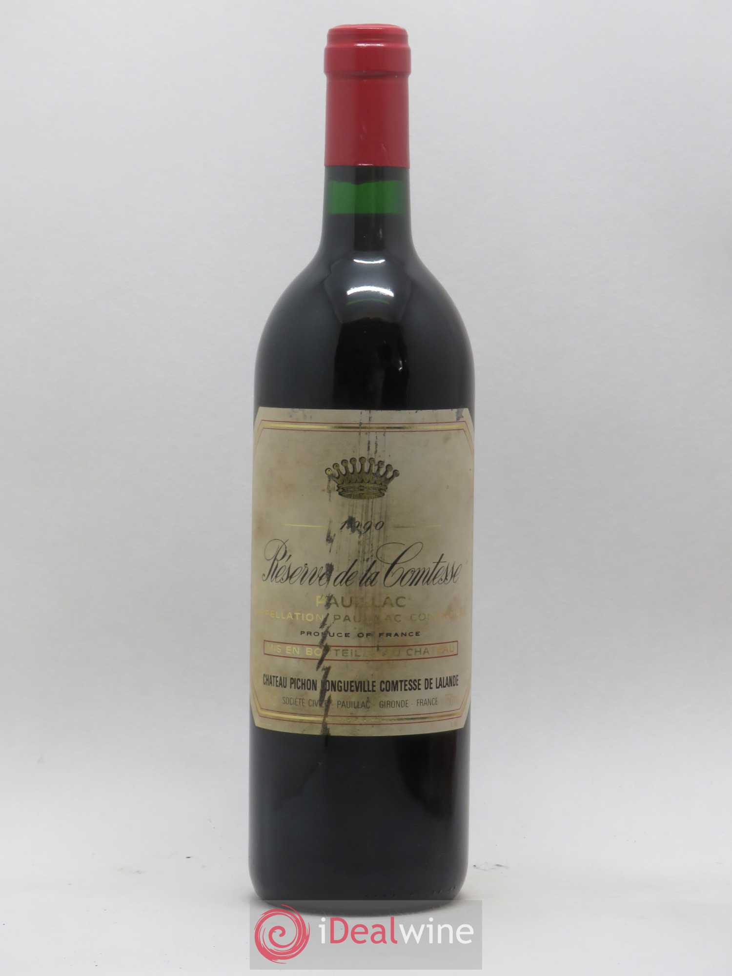 Réserve de la Comtesse Second Vin 1990 - Lot de 1 bouteille - 0