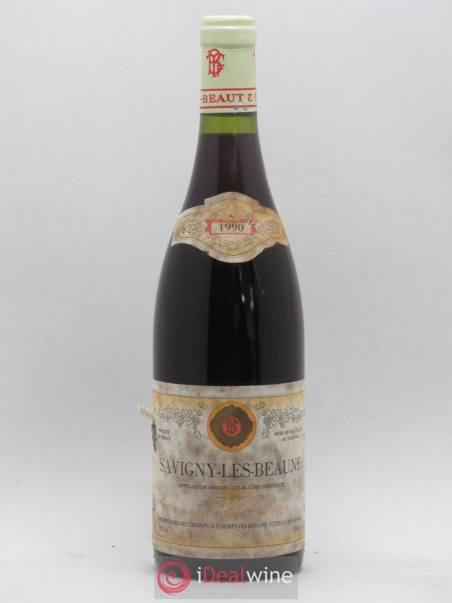 Savigny-lès-Beaune Tollot Beaut (Domaine) 1990 - Lot de 1 bouteille - 0