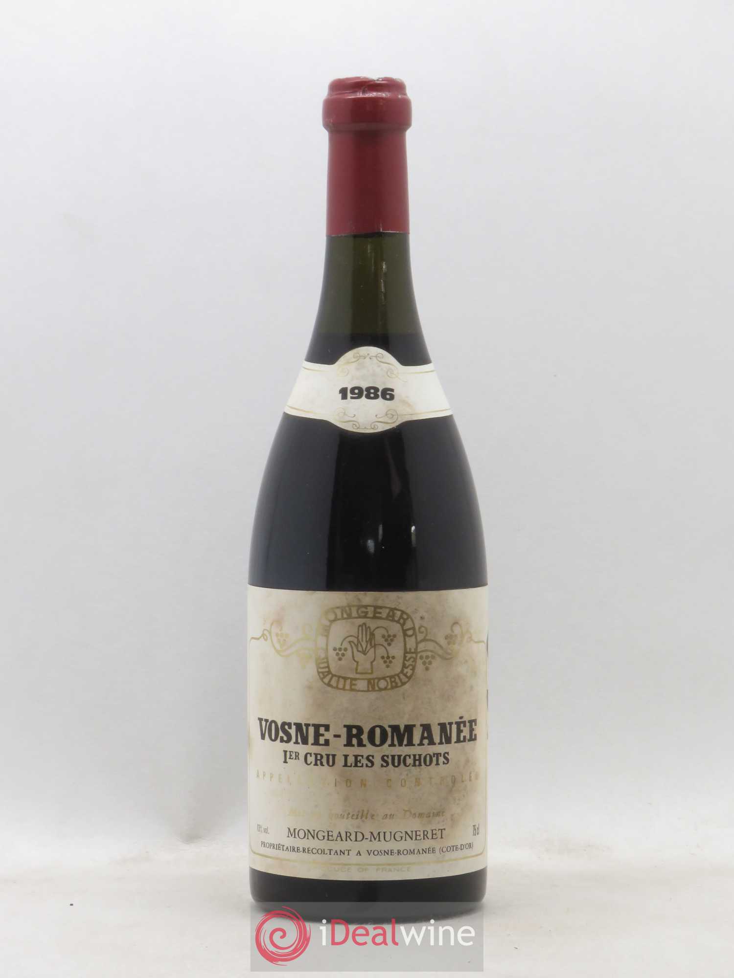 Vosne-Romanée 1er Cru Les Suchots Mongeard-Mugneret (Domaine) 1986 - Lot de 1 bouteille - 0