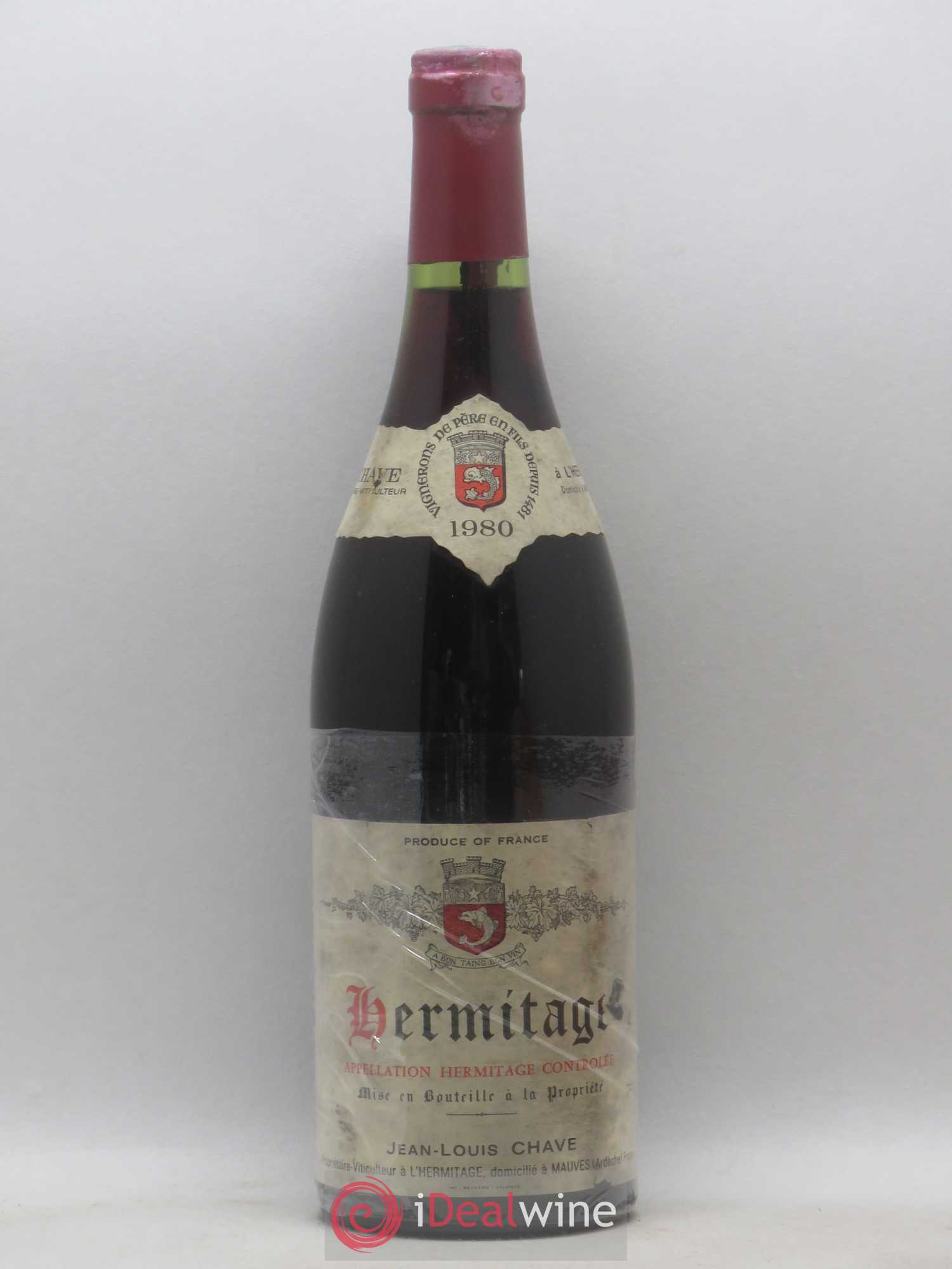 Hermitage Jean-Louis Chave 1980 - Lot de 1 bouteille - 0