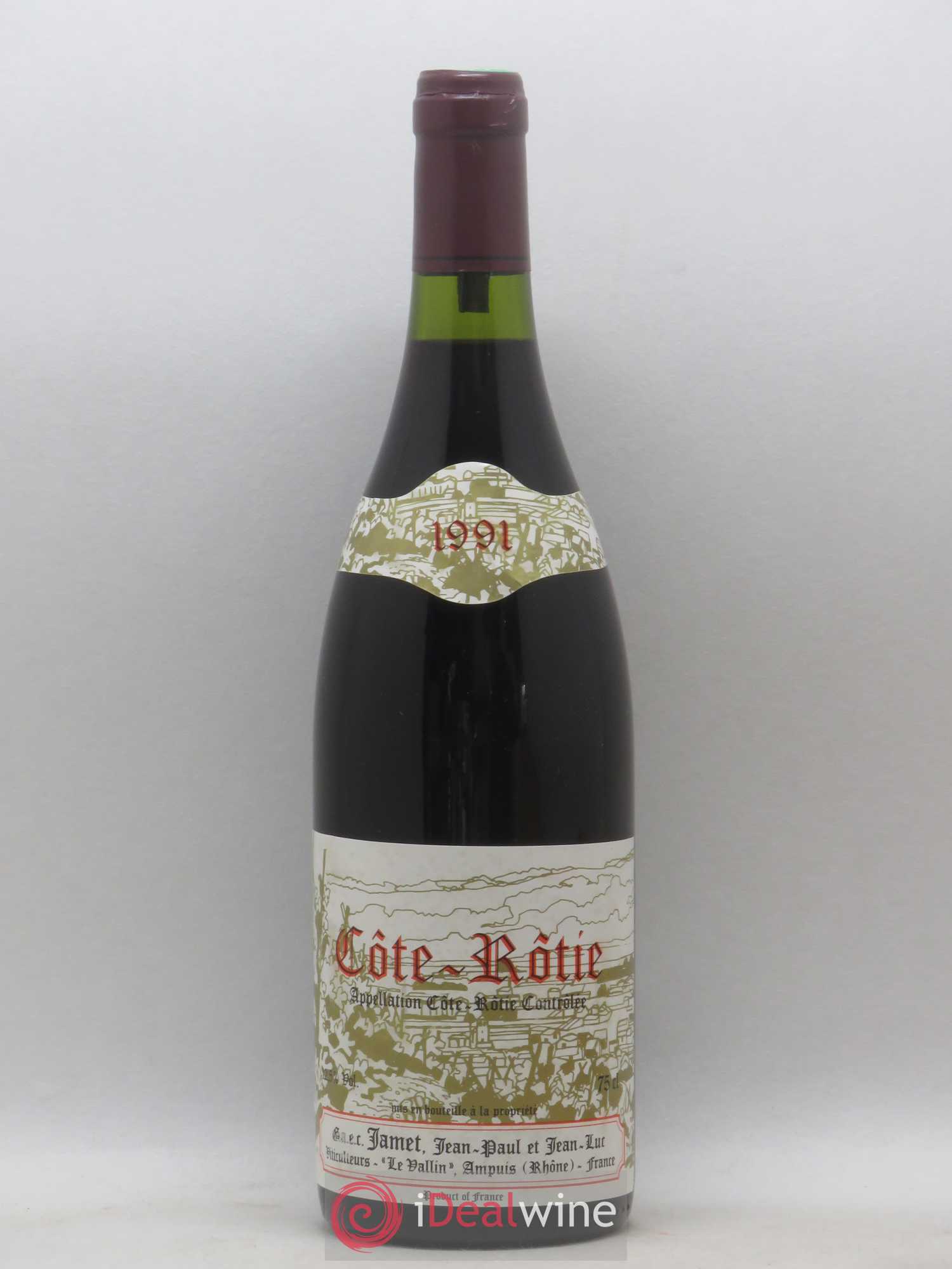 Côte-Rôtie Jamet (Domaine) 1991 - Lot de 1 bouteille - 0