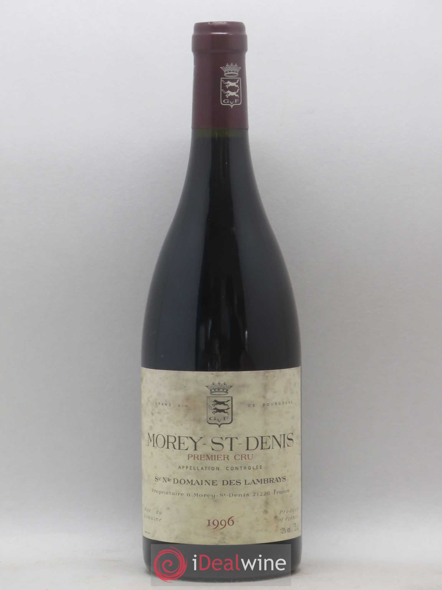 Morey-Saint-Denis Domaine des Lambrays 1er cru 1996 - Lot de 1 bouteille - 0