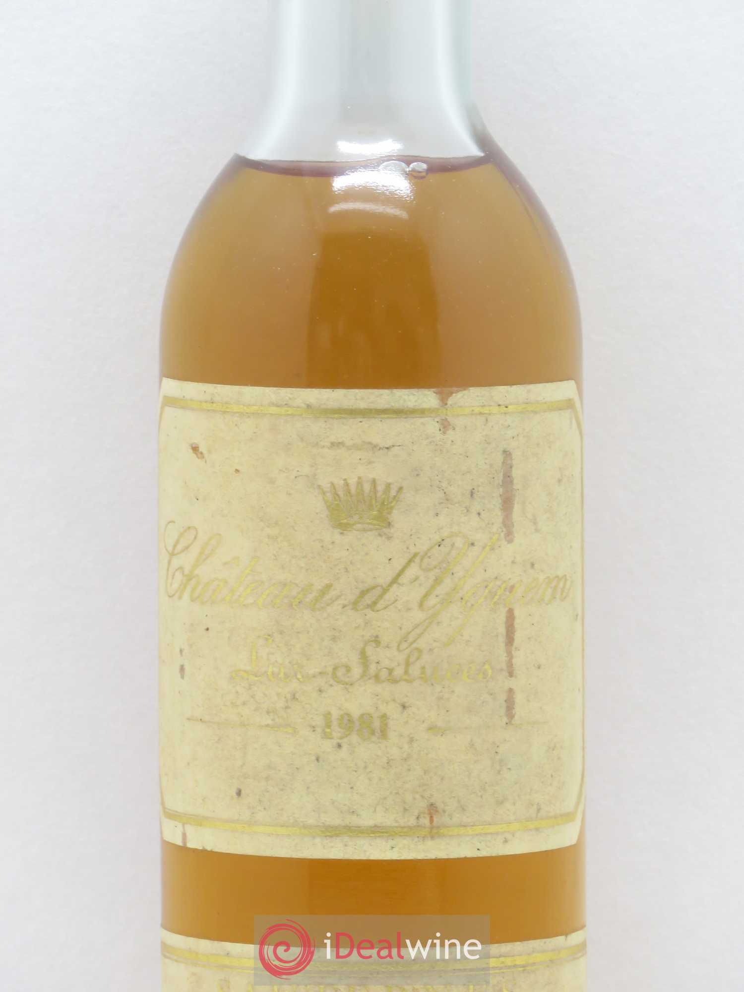 Château d' Yquem 1er Cru Classé Supérieur 1981 - Lotto di 1 mezza bottiglia - 1