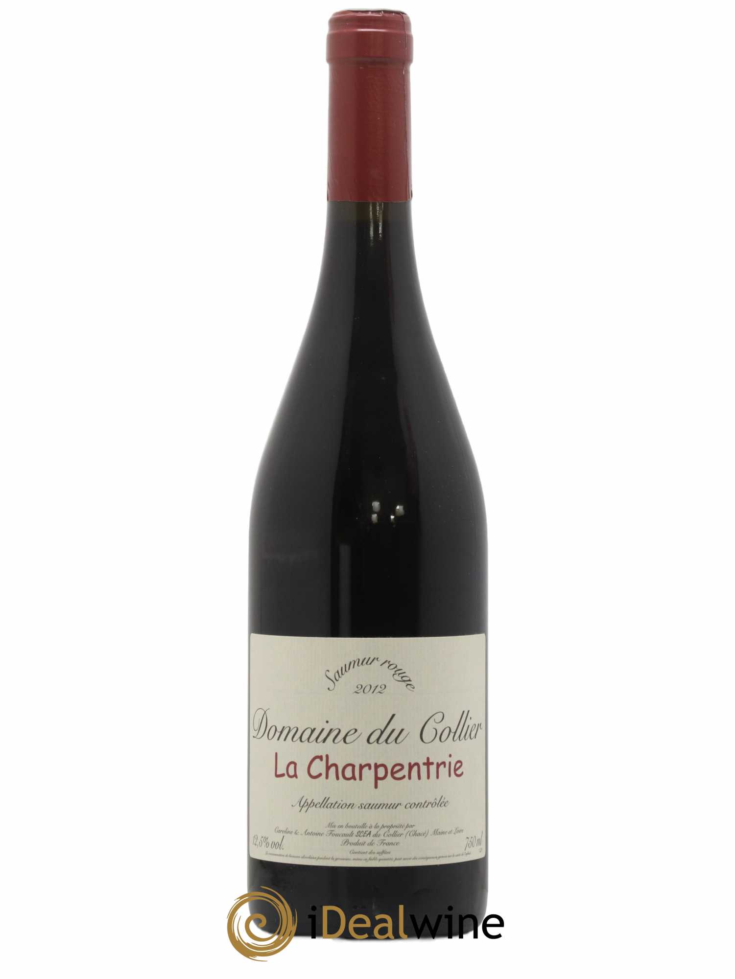 Saumur La Charpentrie Domaine du Collier 2012 - Lot de 1 bouteille - 0