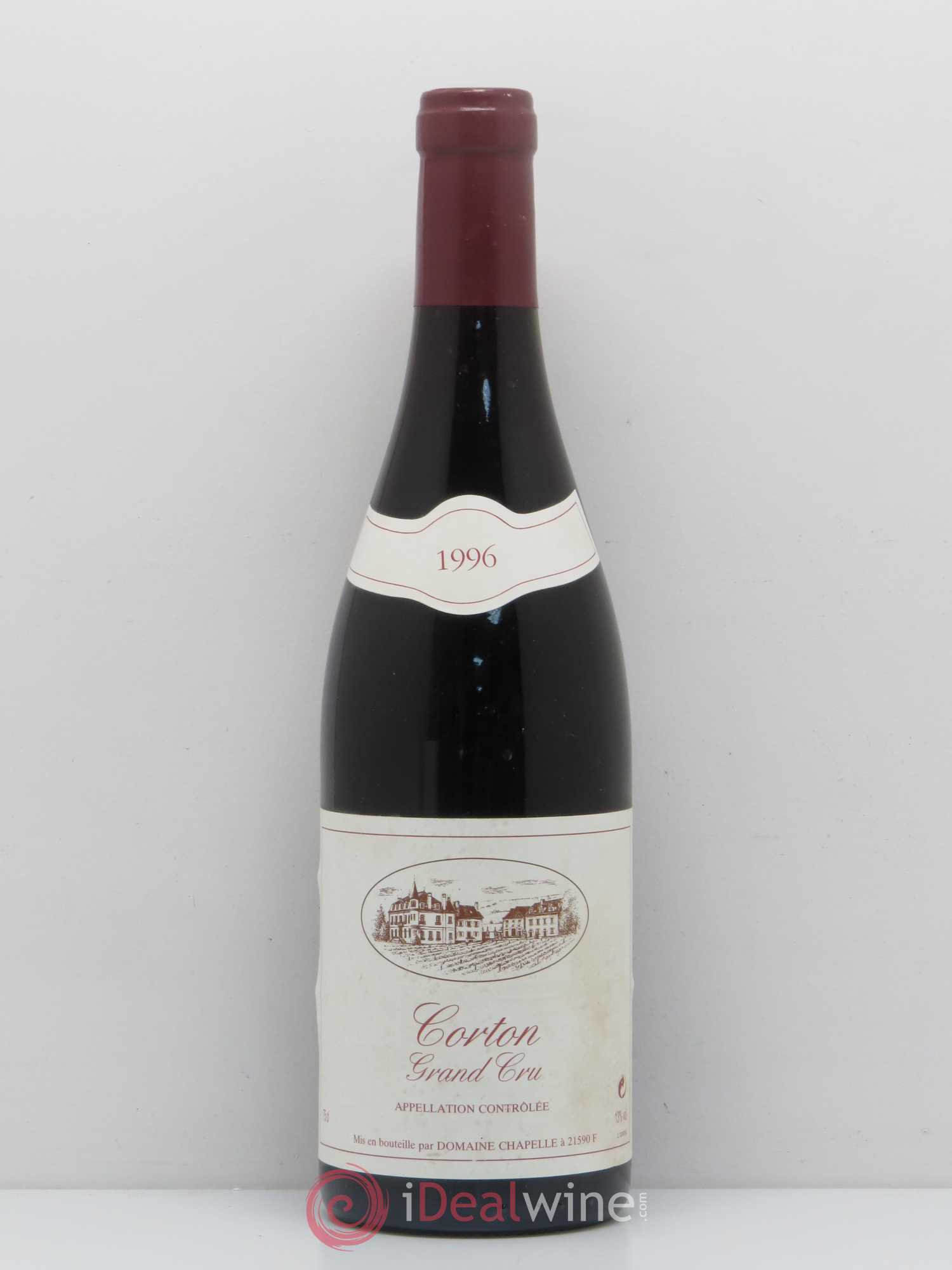 Corton Grand Cru Domaine Chapelle 1996 - Posten von 1 Flasche - 0