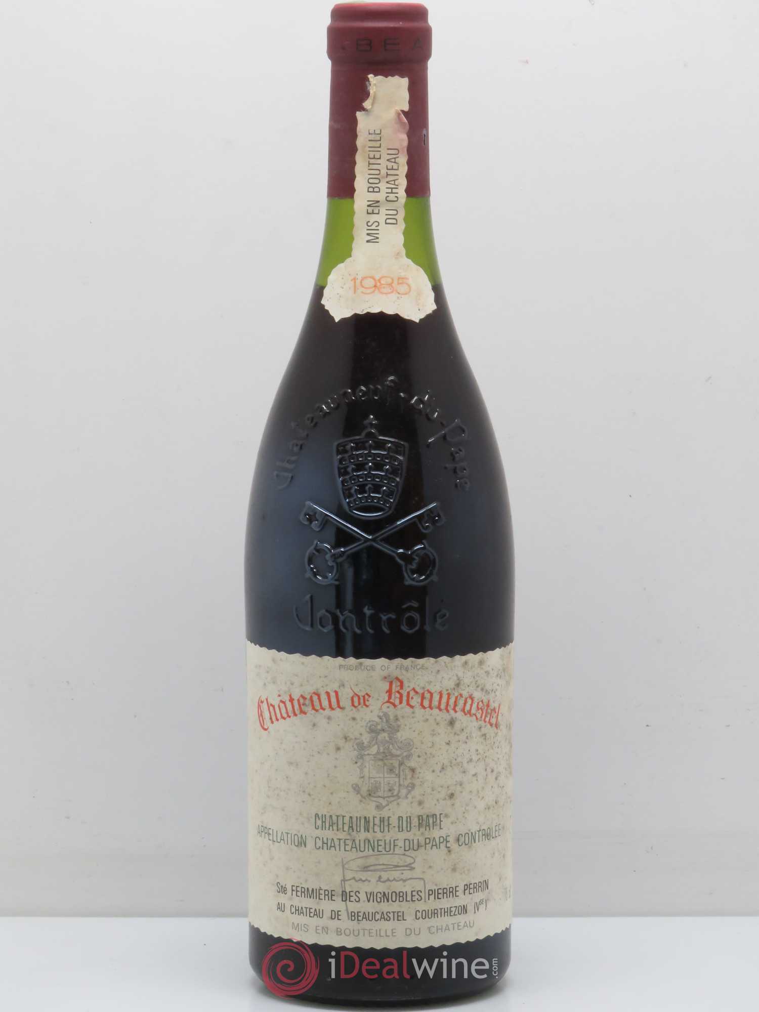 Châteauneuf-du-Pape Château de Beaucastel Famille Perrin 1985 - Lot de 1 bouteille - 0