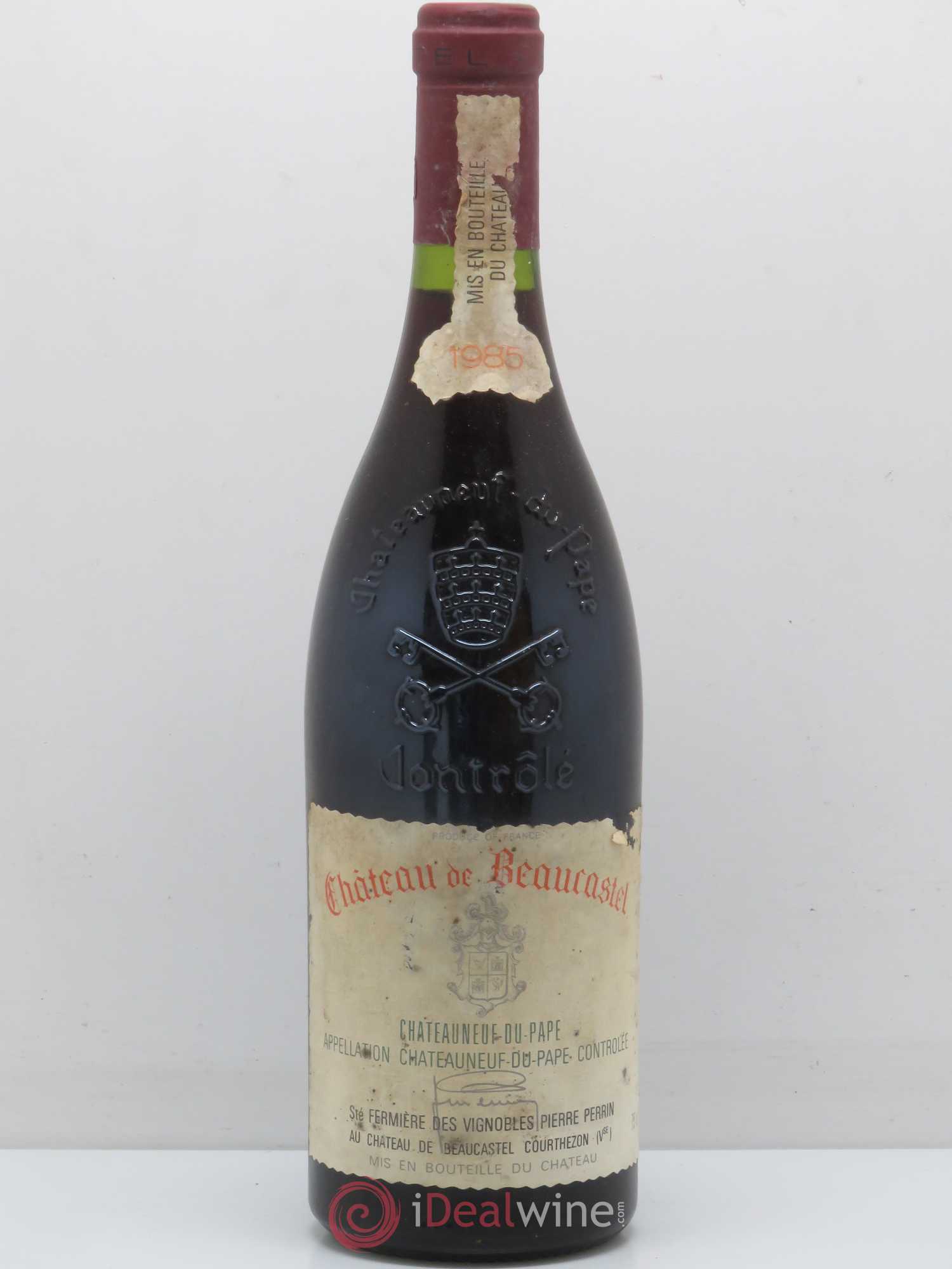 Châteauneuf-du-Pape Château de Beaucastel Famille Perrin 1985 - Lot de 1 bouteille - 0